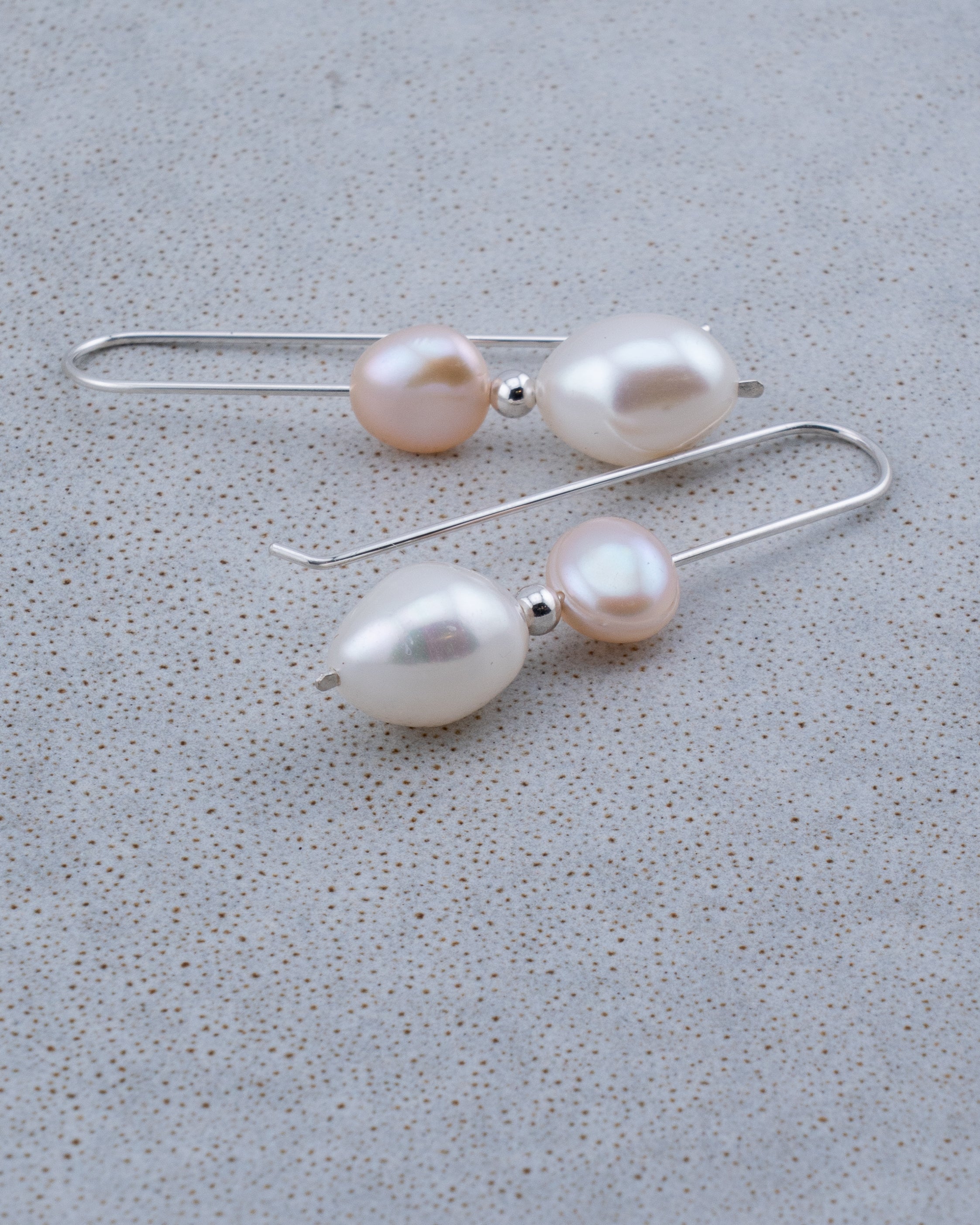 Moonlit Shore Pearl Earrings
