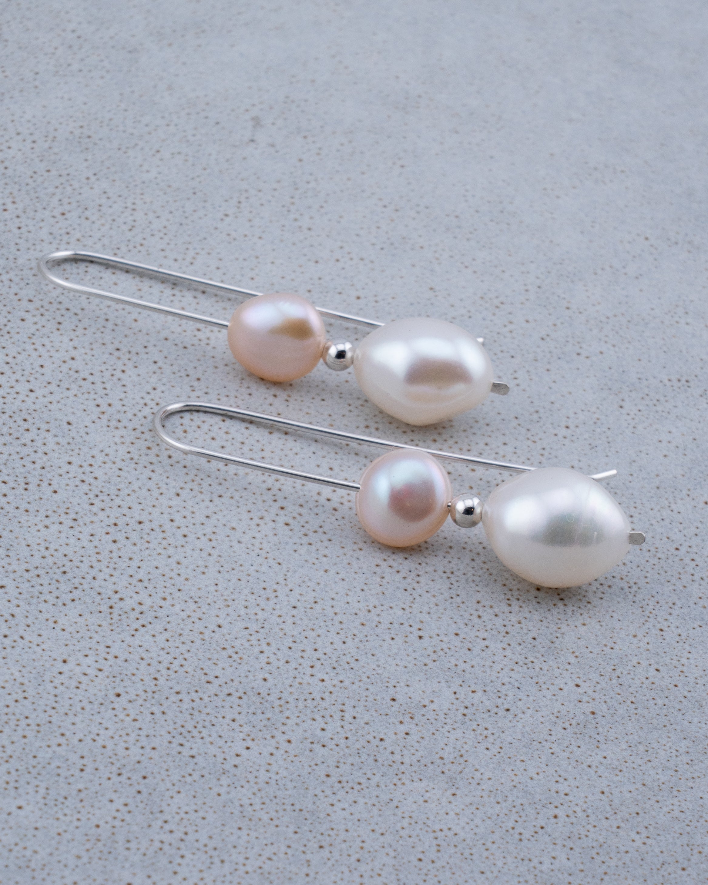 Moonlit Shore Pearl Earrings