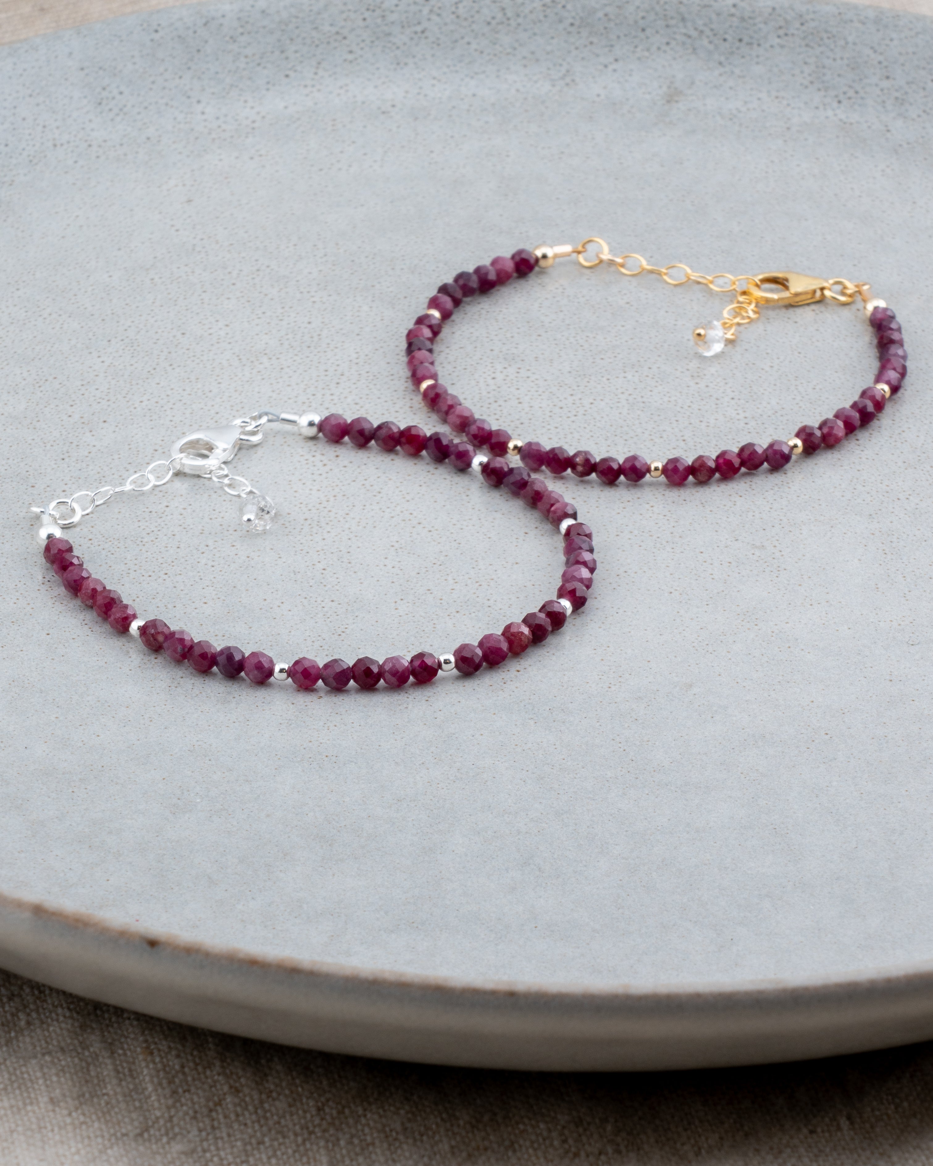 Velvet Twilight Rubellite Tourmaline Bracelet