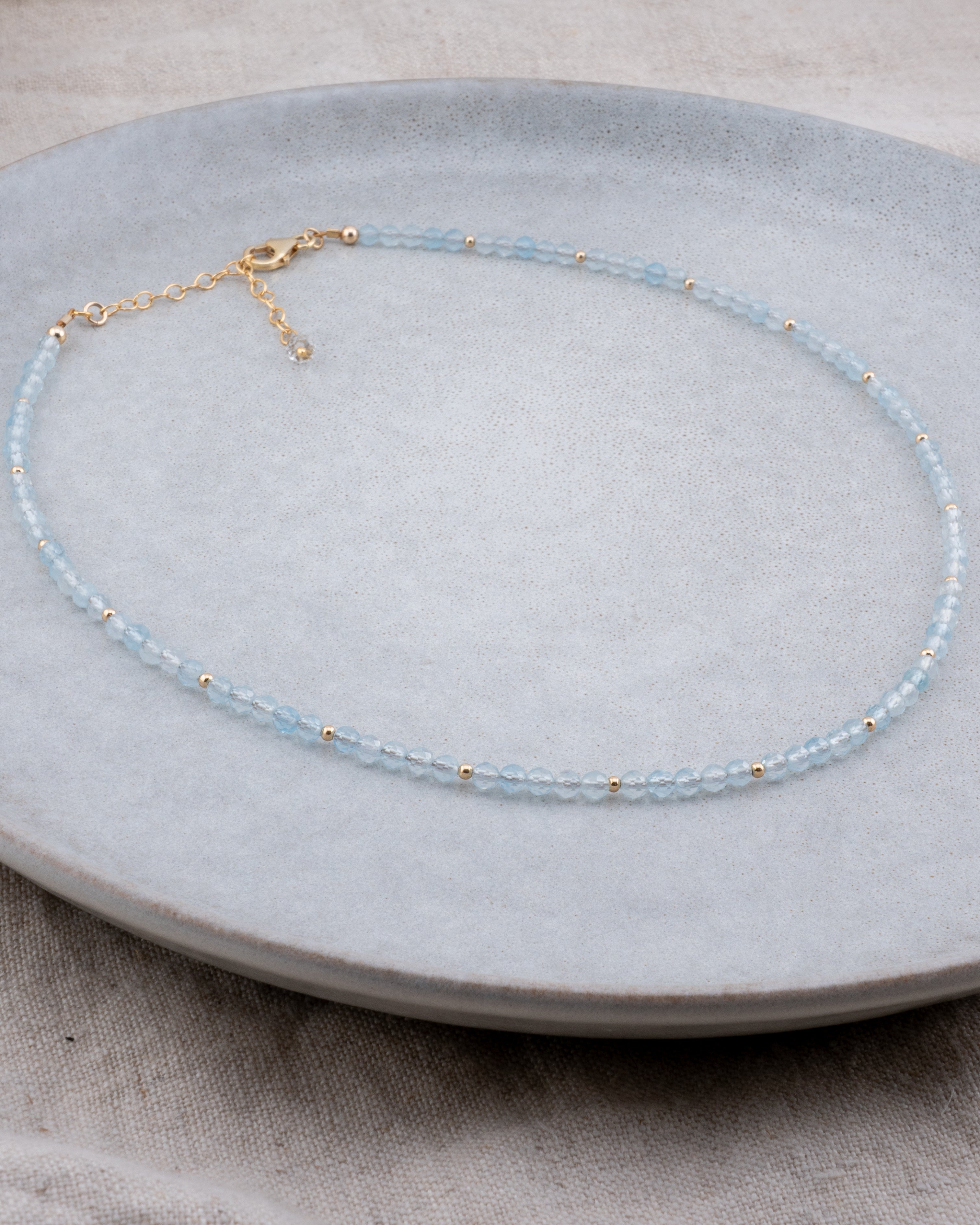 Tranquil Waters Aquamarine Necklace