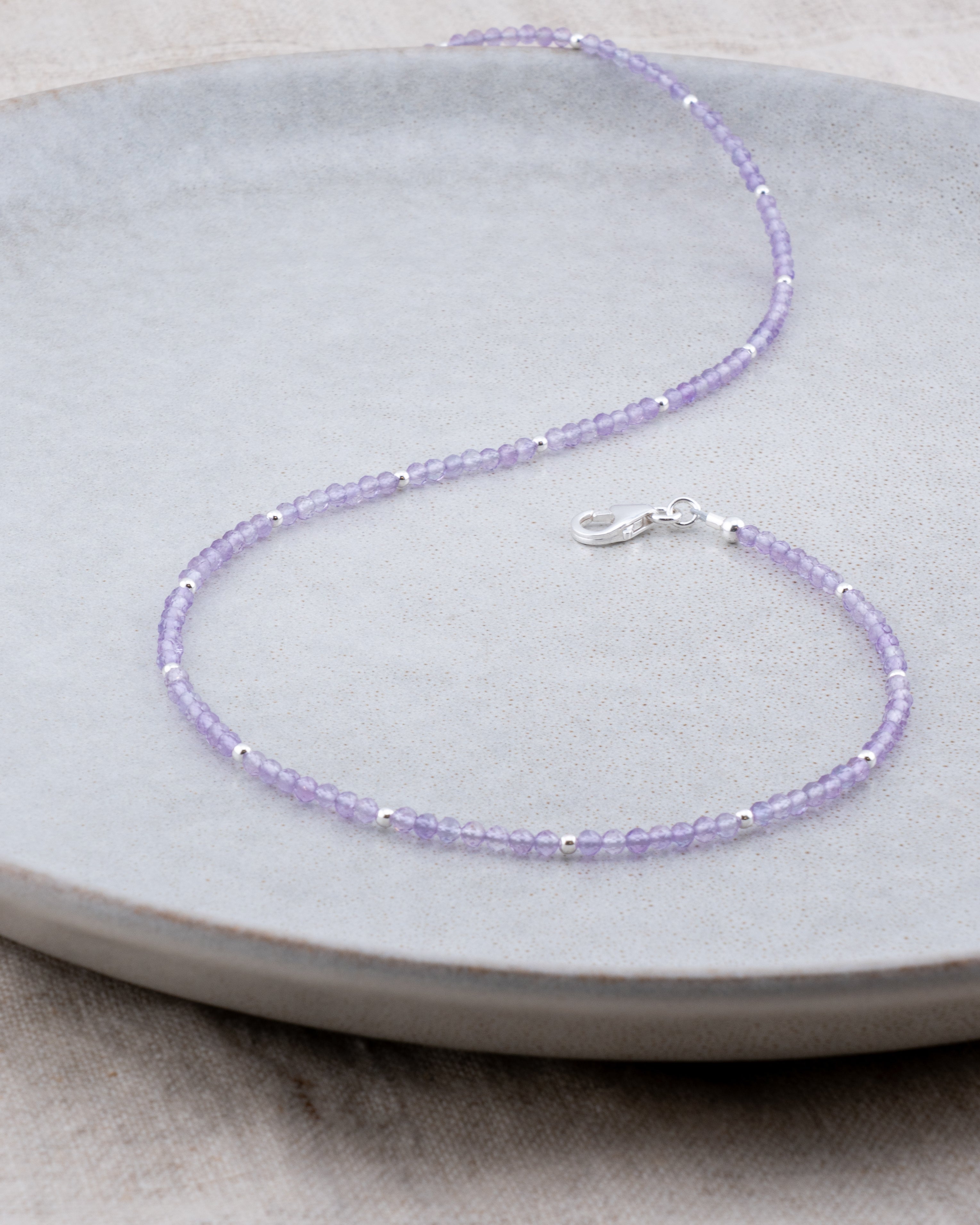 Misty Meadow Lilac Amethyst Necklace