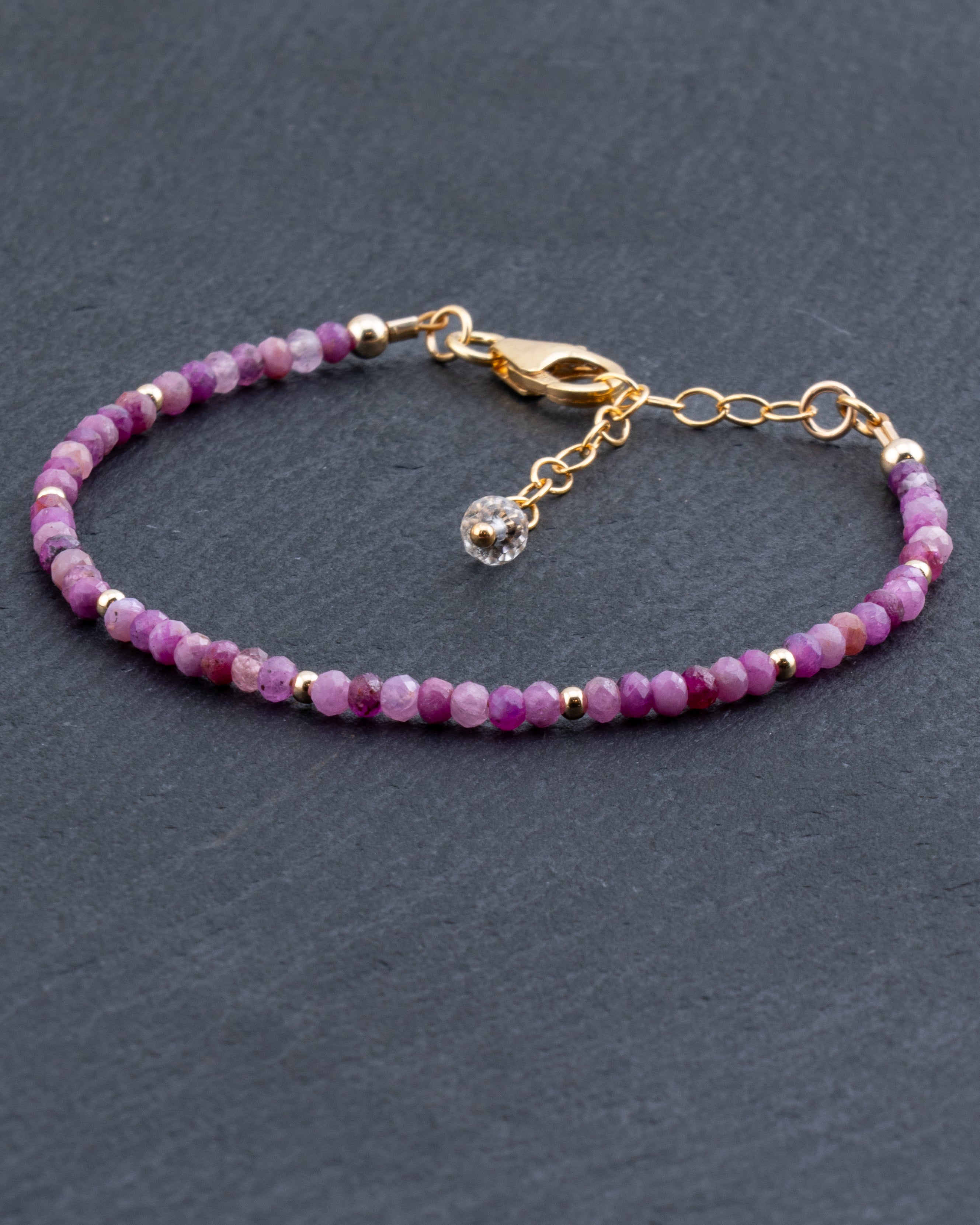 Desert Bloom Pink Ruby Bracelet