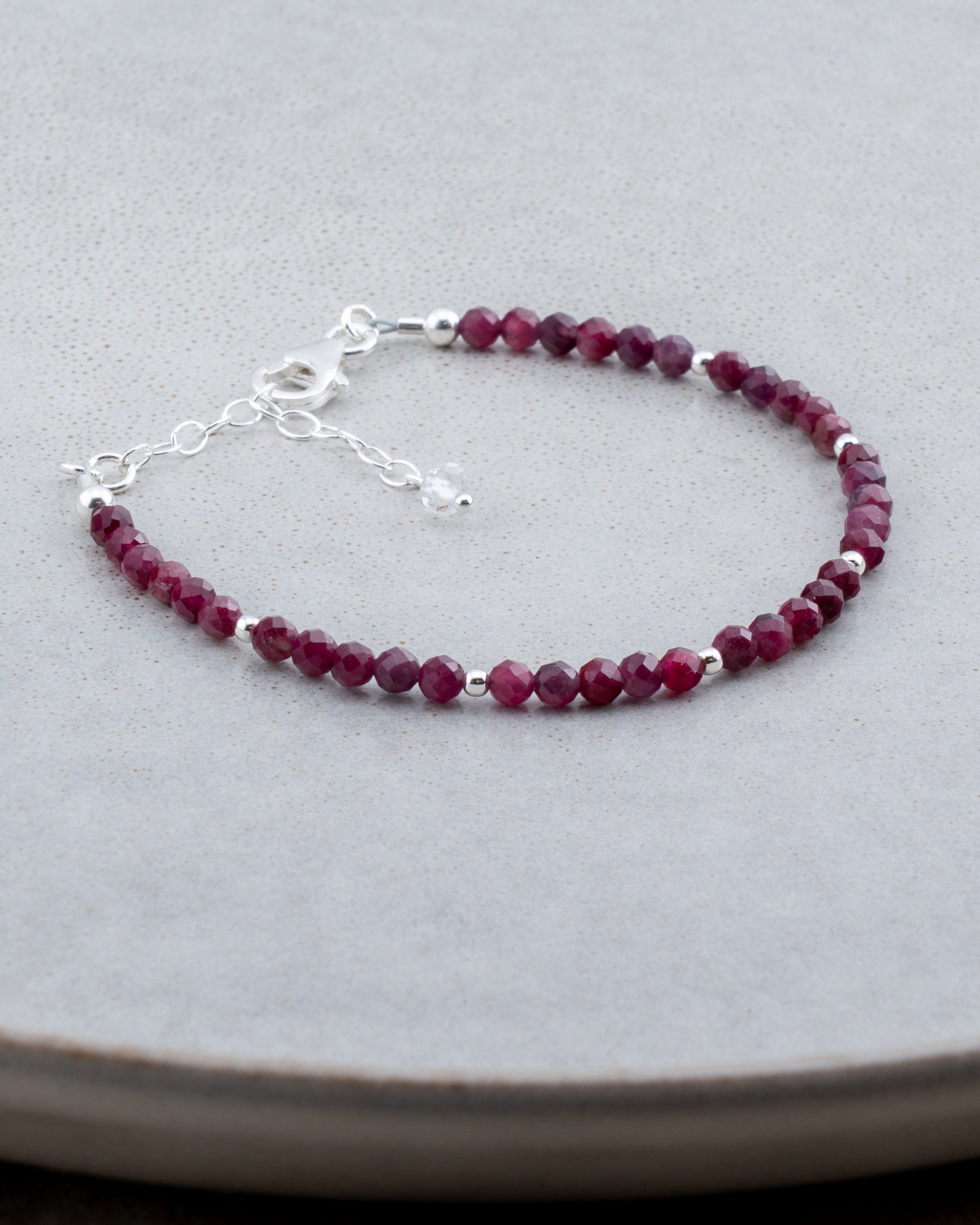 Velvet Twilight Rubellite Tourmaline Bracelet