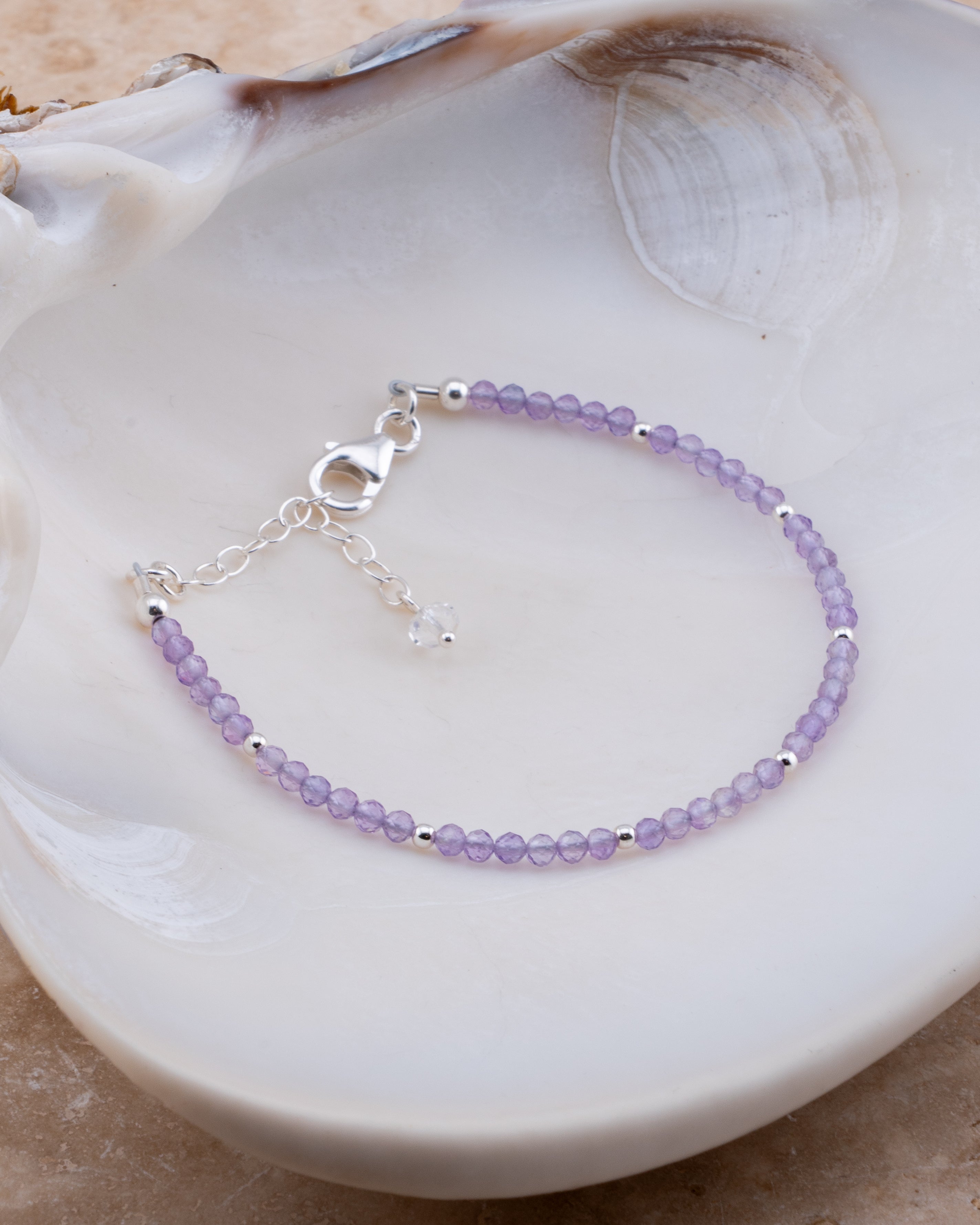 Misty Meadow Lilac Amethyst Bracelet