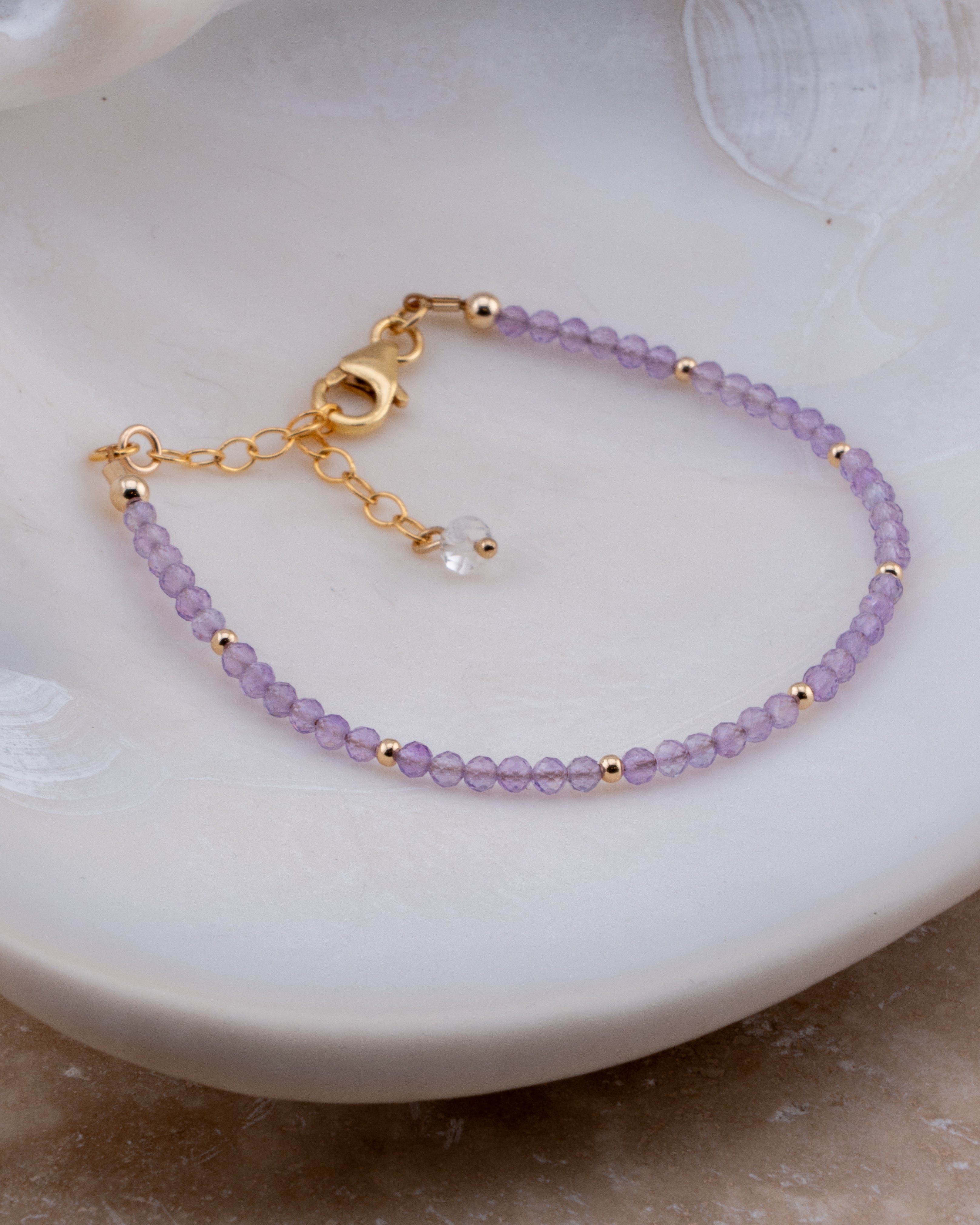Misty Meadow Lilac Amethyst Bracelet