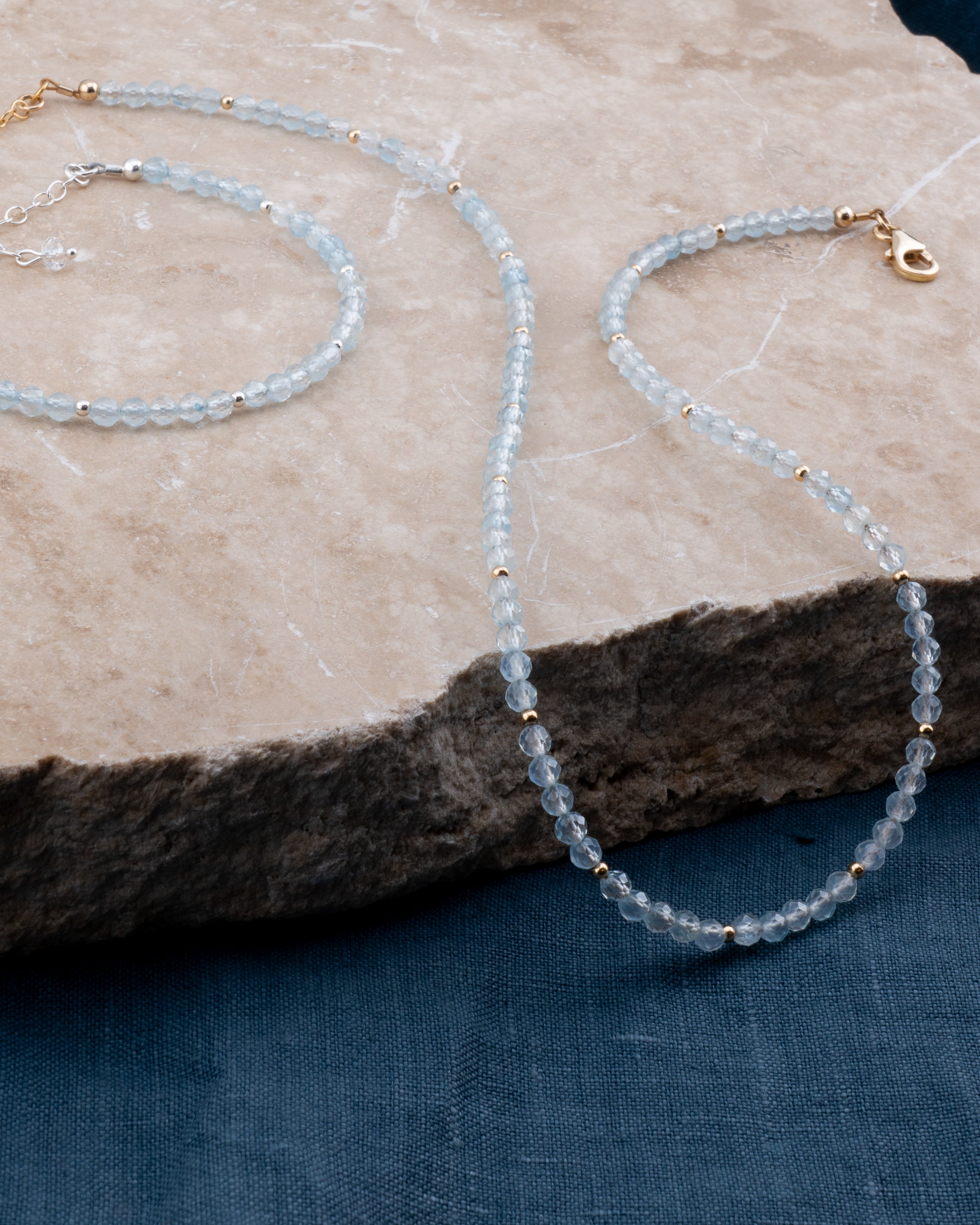 Tranquil Waters Aquamarine Necklace