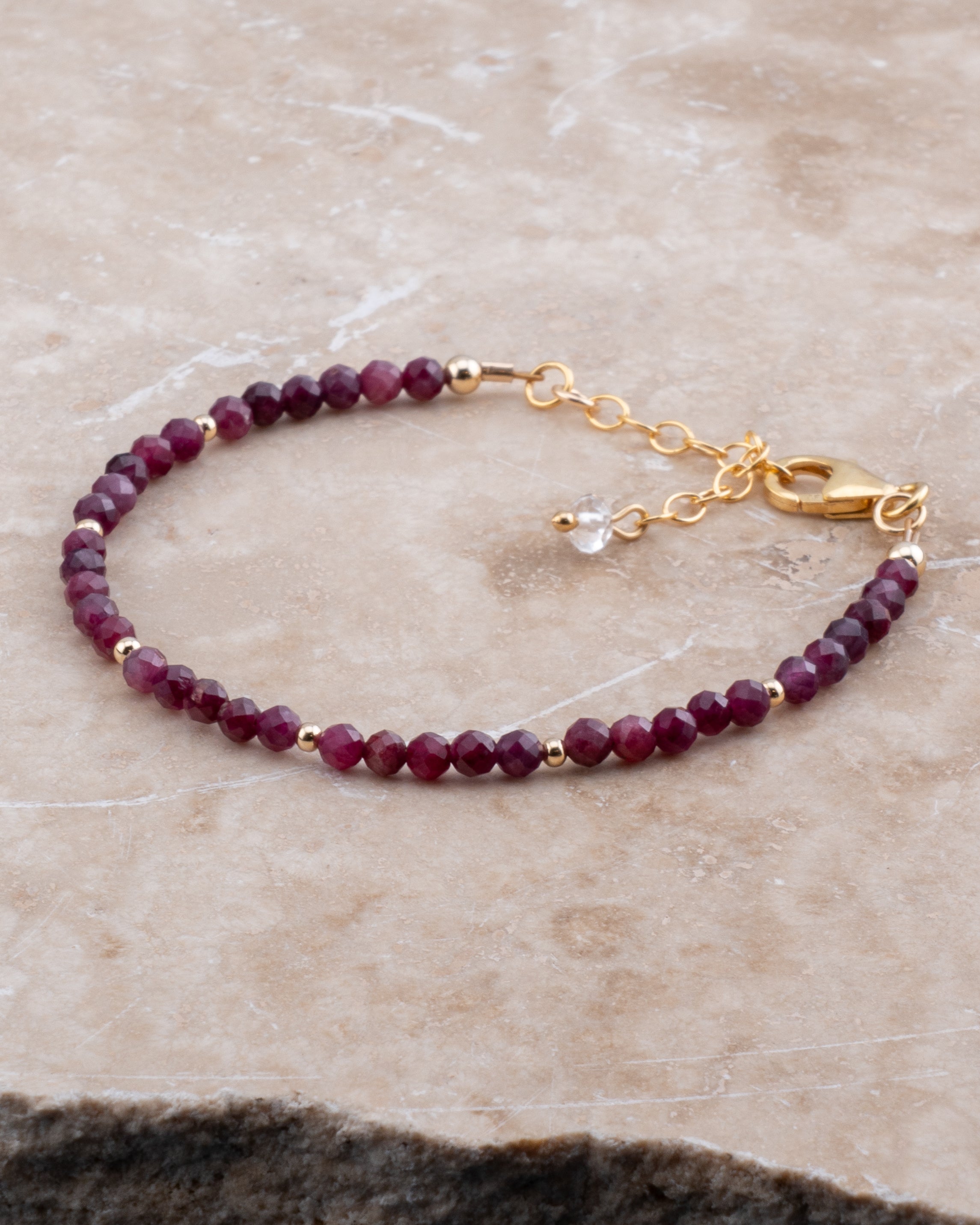 Velvet Twilight Rubellite Tourmaline Bracelet
