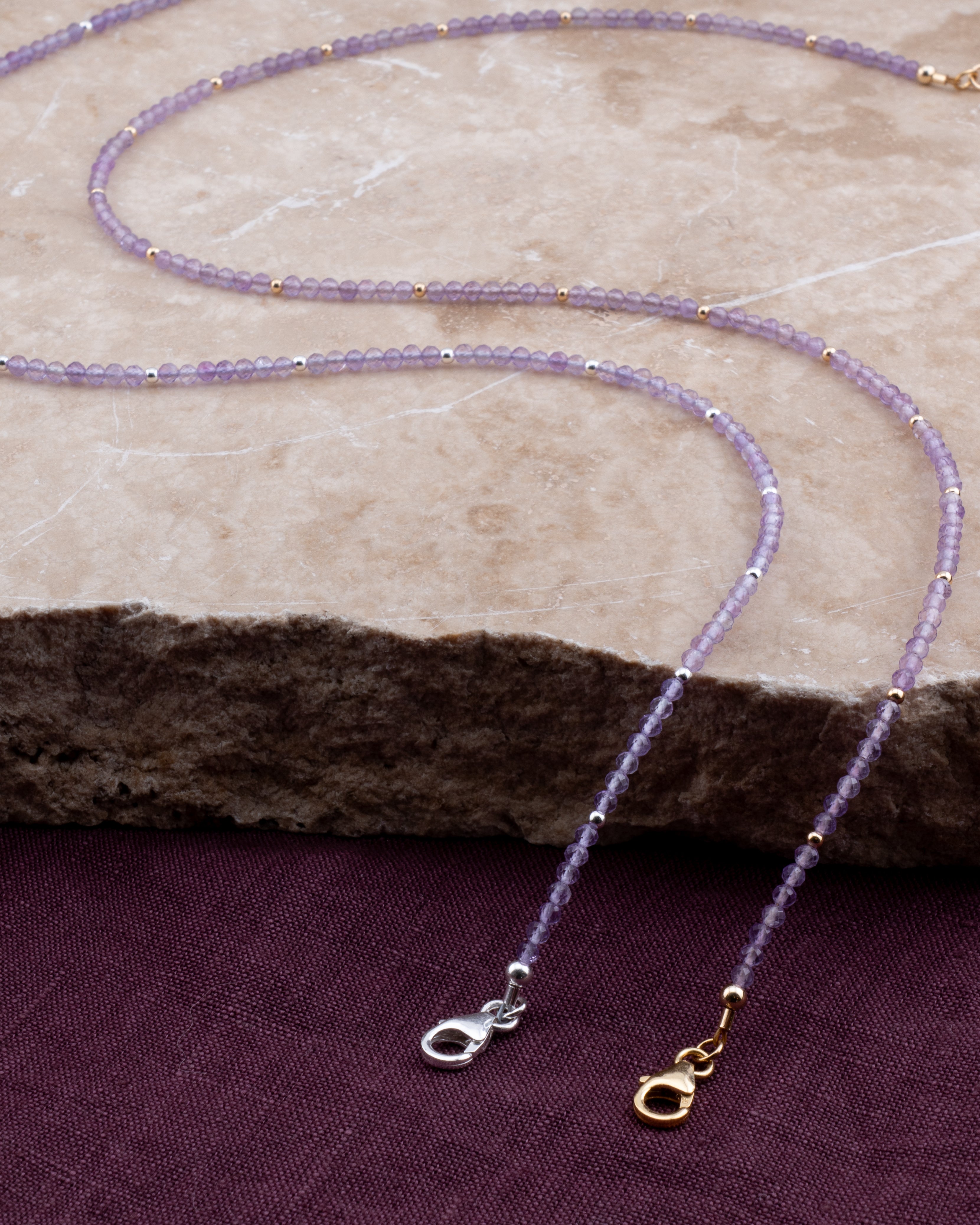 Misty Meadow Lilac Amethyst Necklace