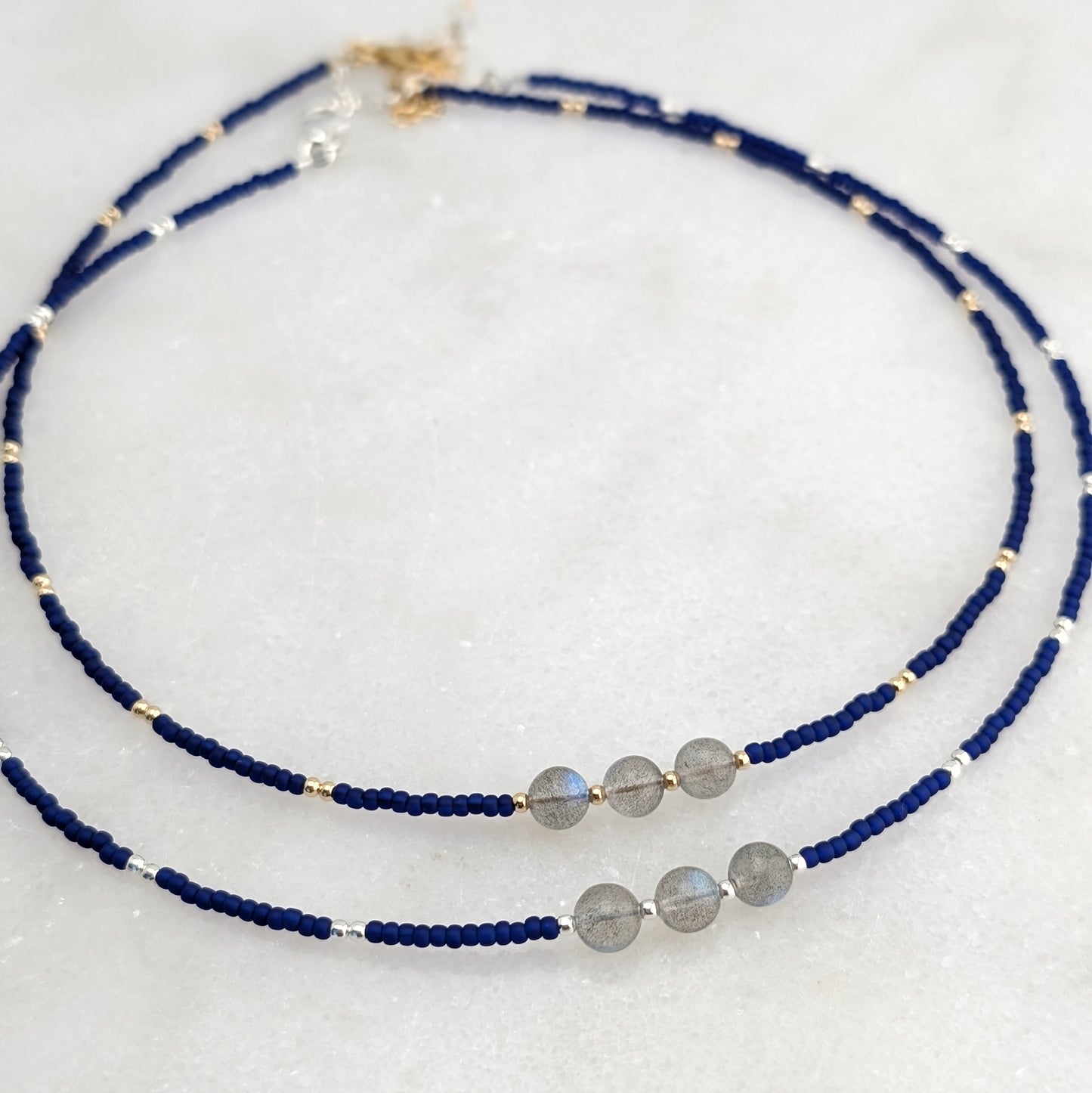 Labradorite Deep Sea Triple Transformation Necklace