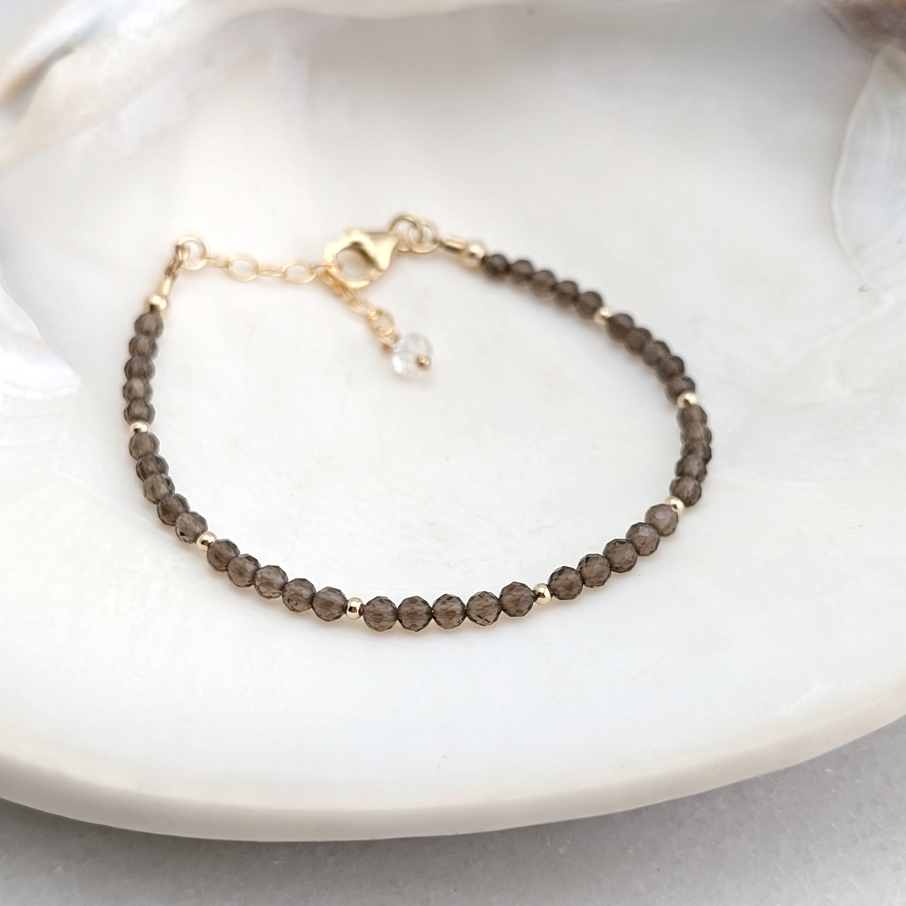 Smoky Quartz Protection Luxe Bracelet