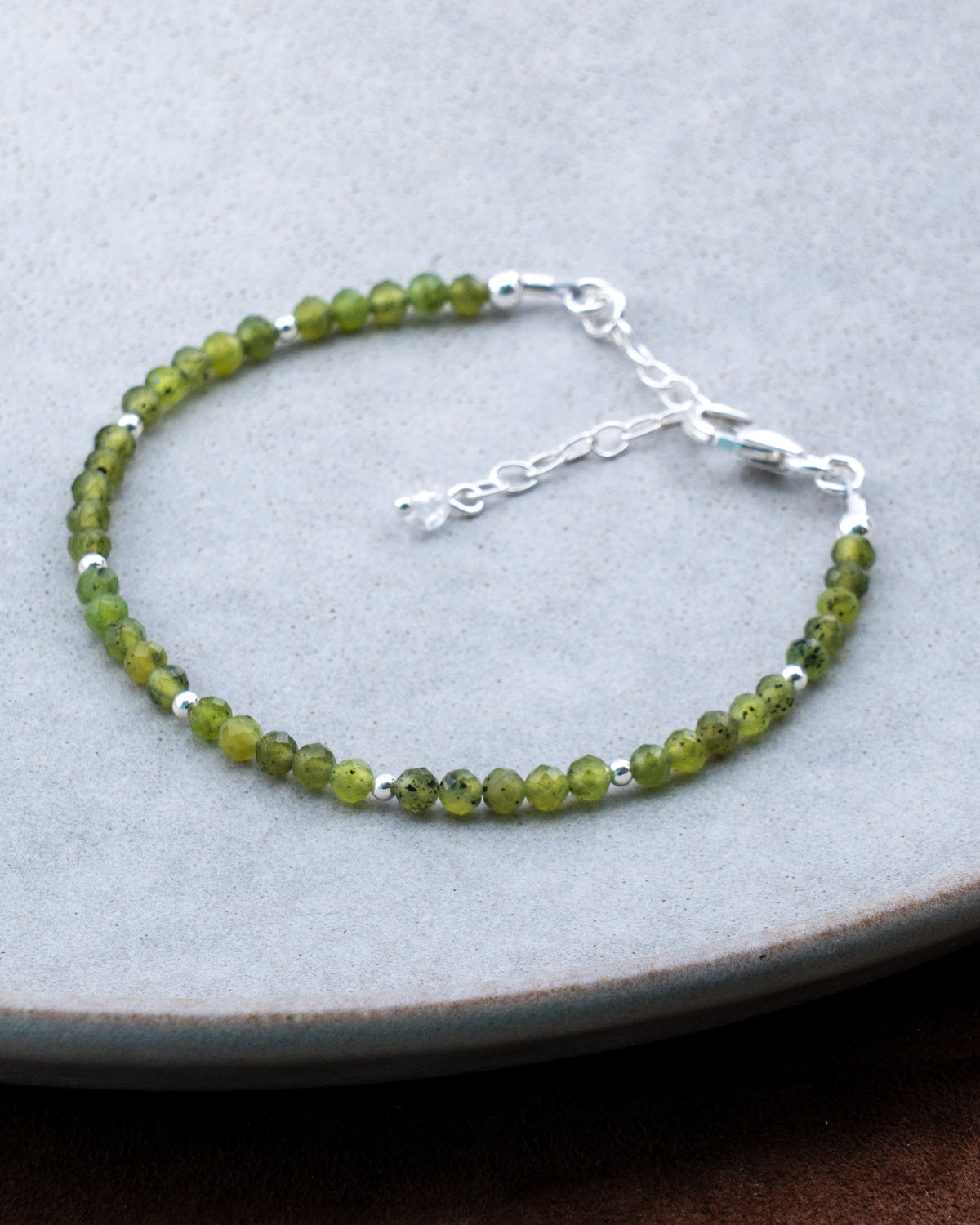 Boreal Woodland Canadian Jade Bracelet