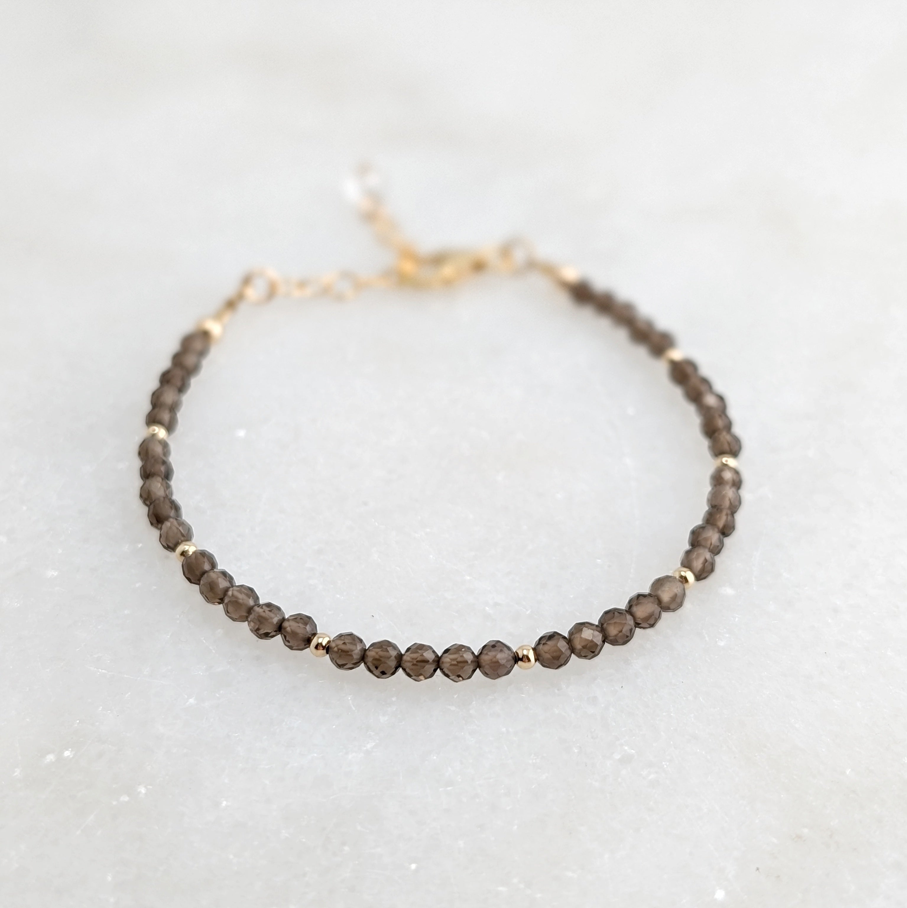 Smoky Quartz Protection Luxe Bracelet