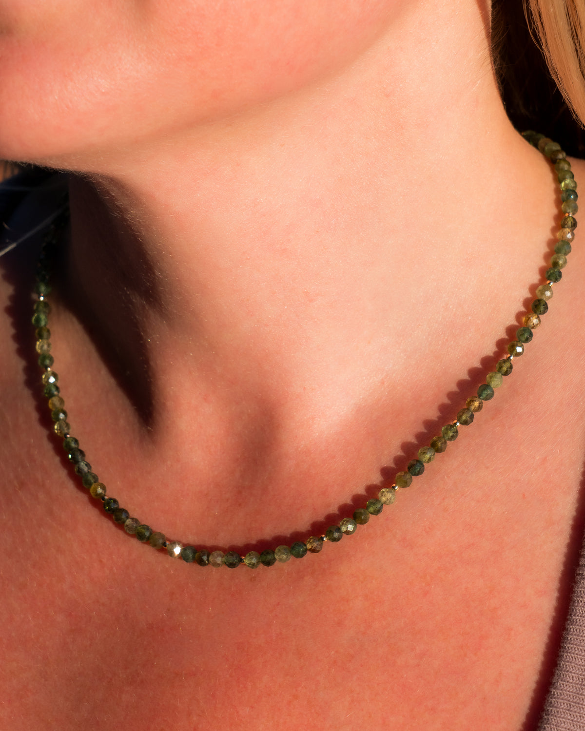 Verdelite Lumière Green Tourmaline Necklace