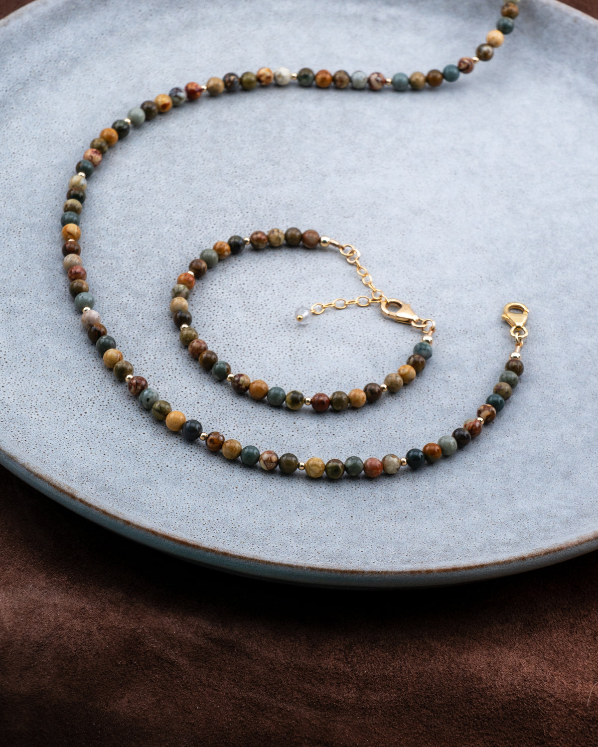 High Desert Owyhee Picture Jasper Bracelet