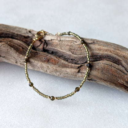 Golden Obsidian Sage Mulit Grounding Bracelet