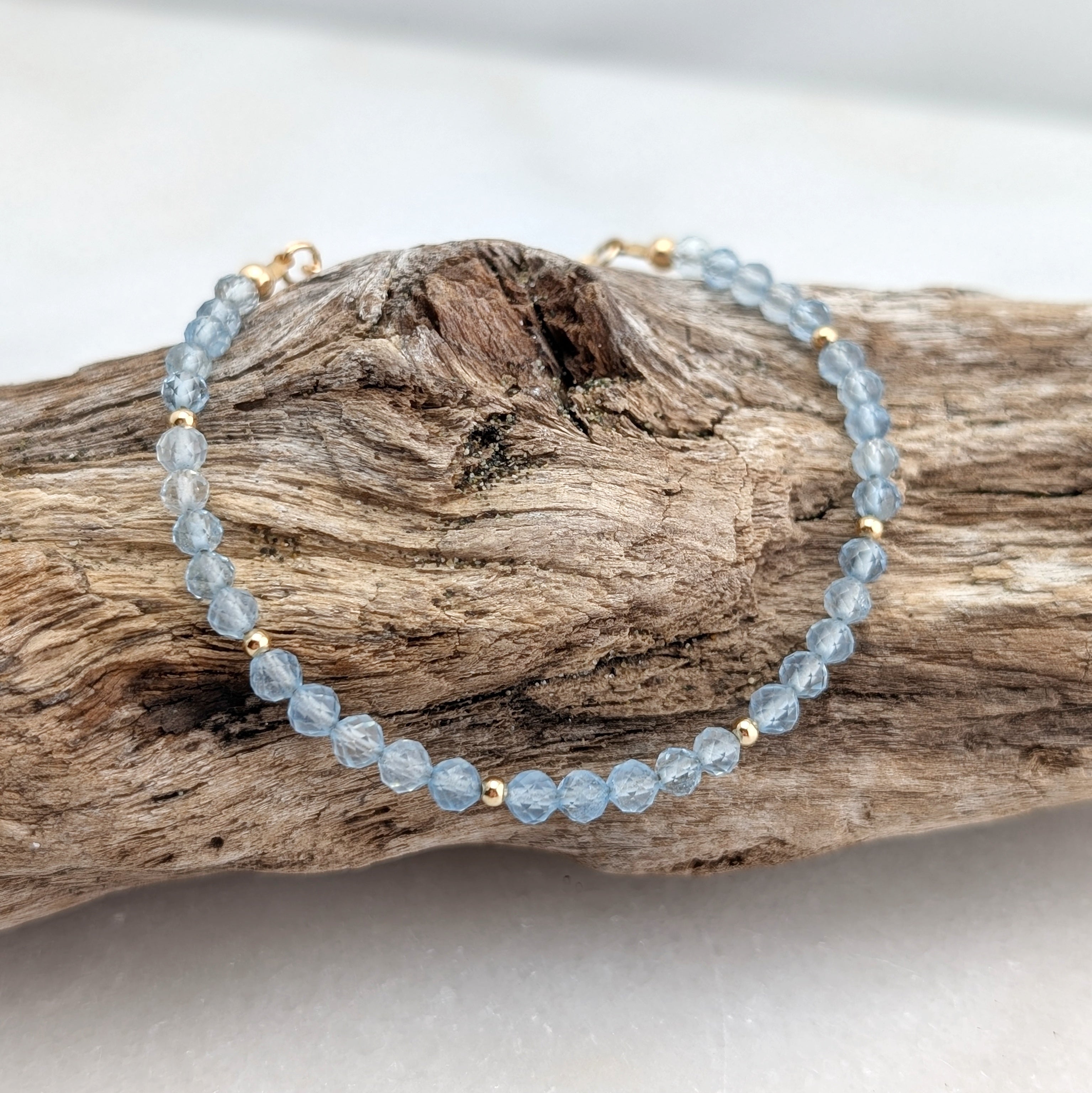 Aquamarine Calm Tranquility Luxe Bracelet
