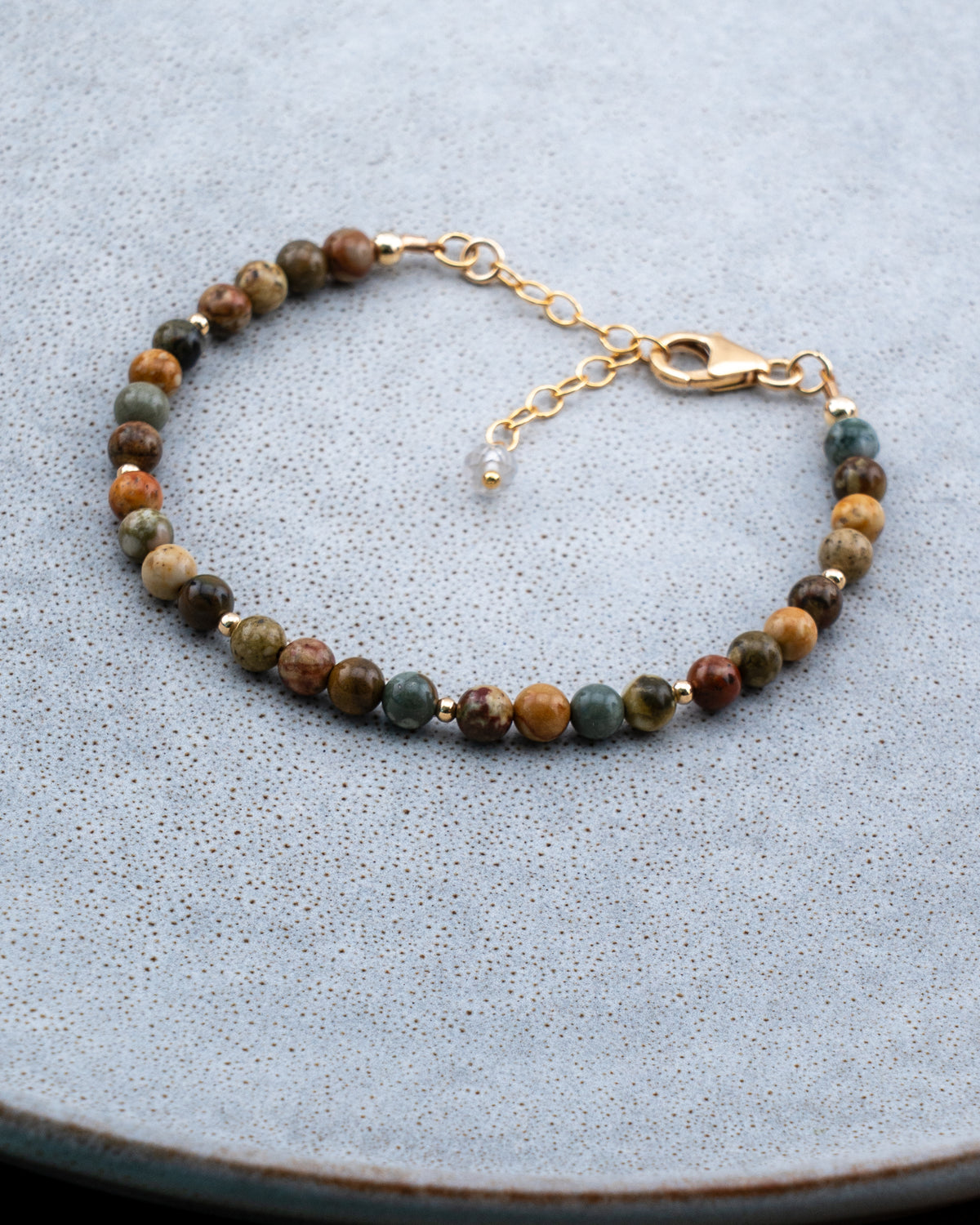 High Desert Owyhee Picture Jasper Bracelet