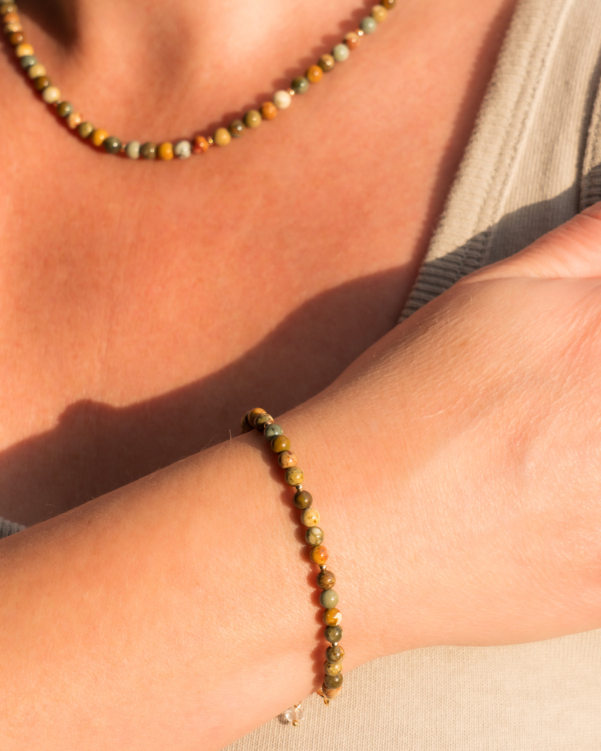 High Desert Owyhee Picture Jasper Bracelet
