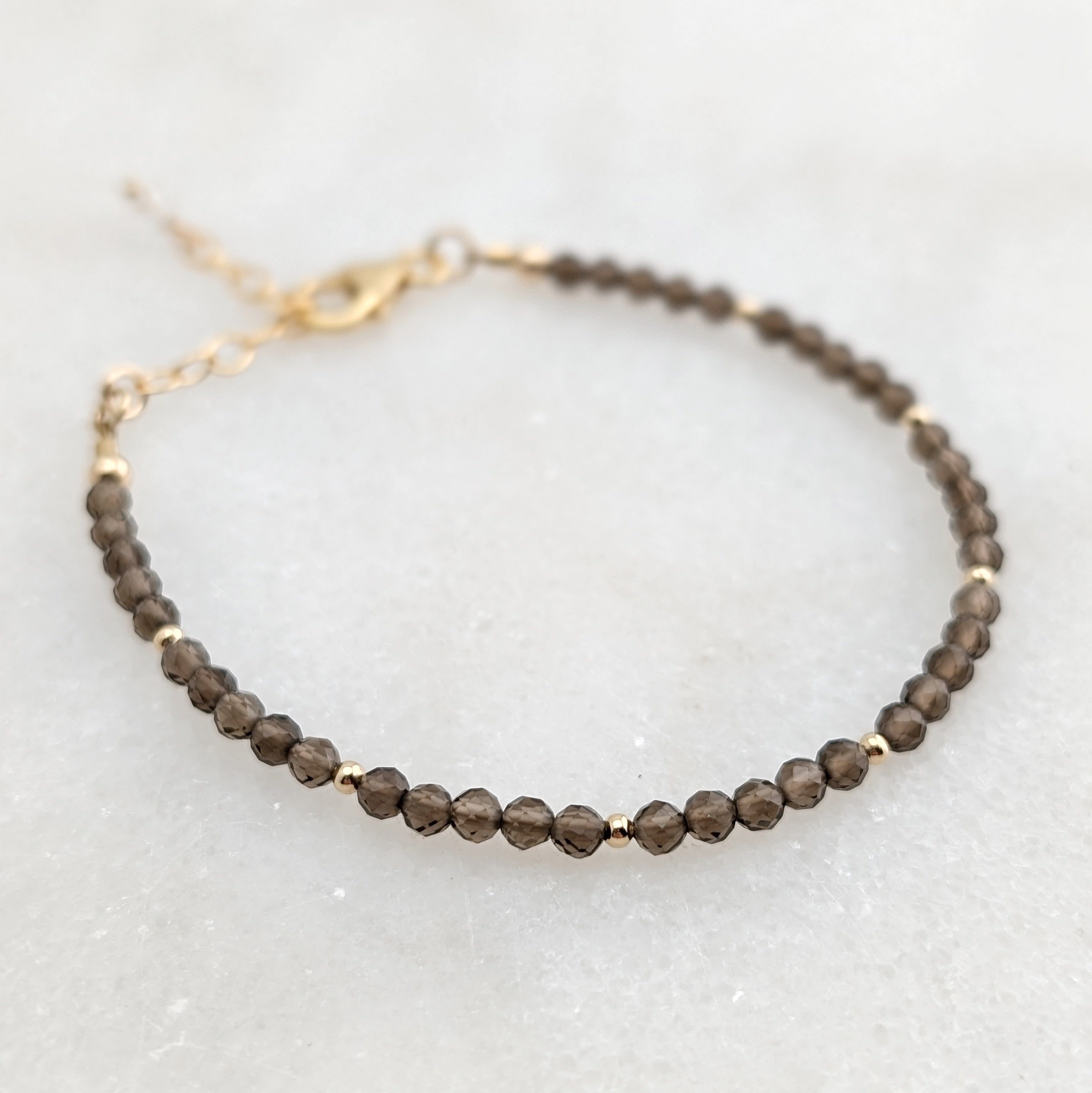 Smoky Quartz Protection Luxe Bracelet