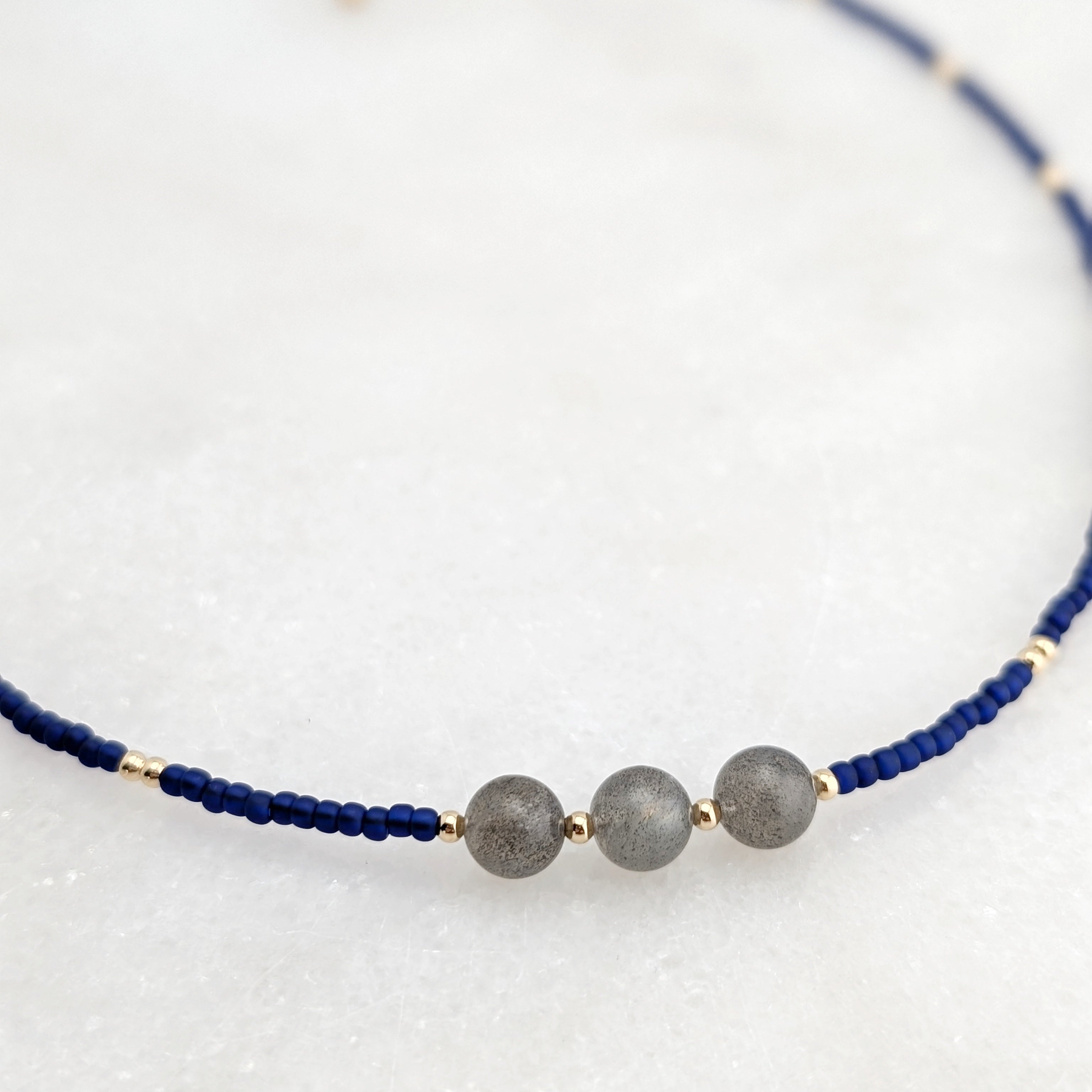 Labradorite Deep Sea Triple Transformation Necklace