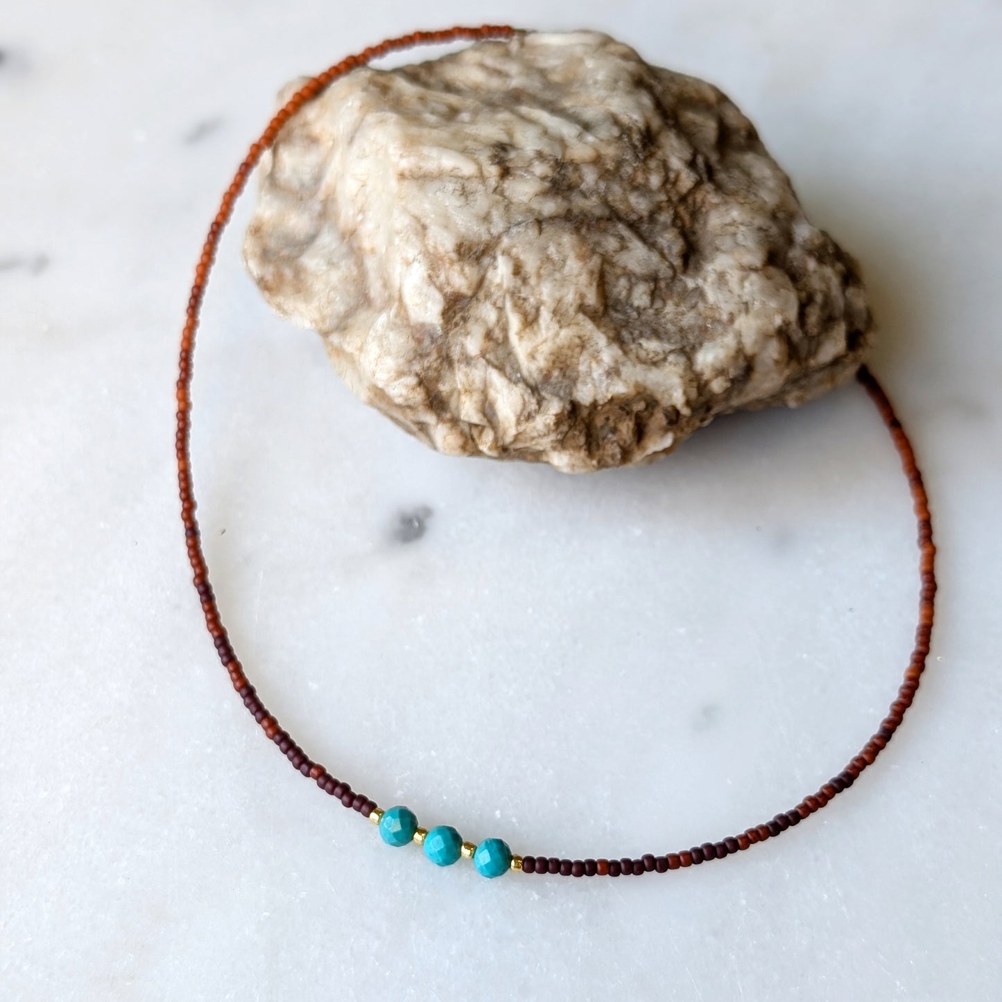 Turquoise Warm Autumn Fade Necklace