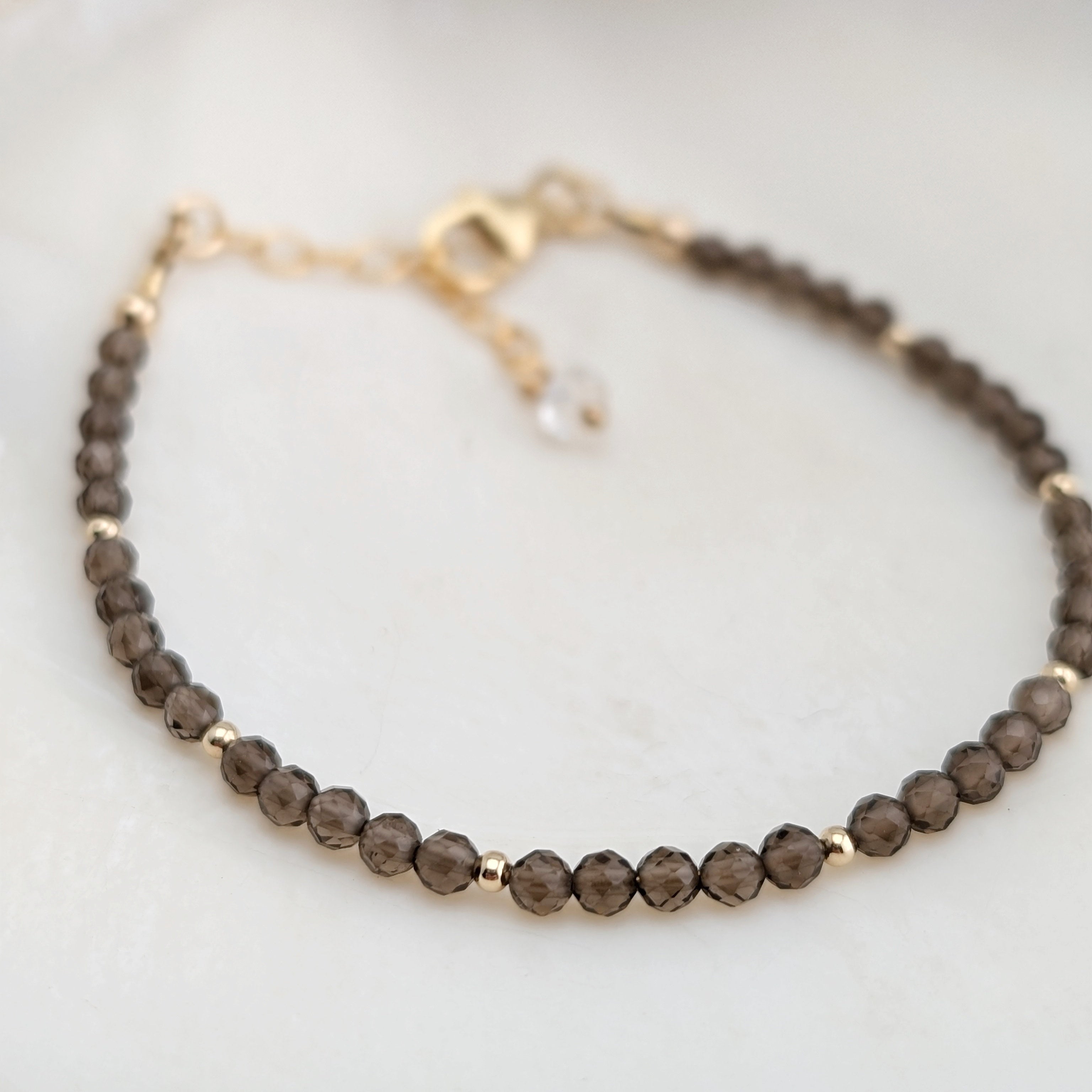 Smoky Quartz Protection Luxe Bracelet