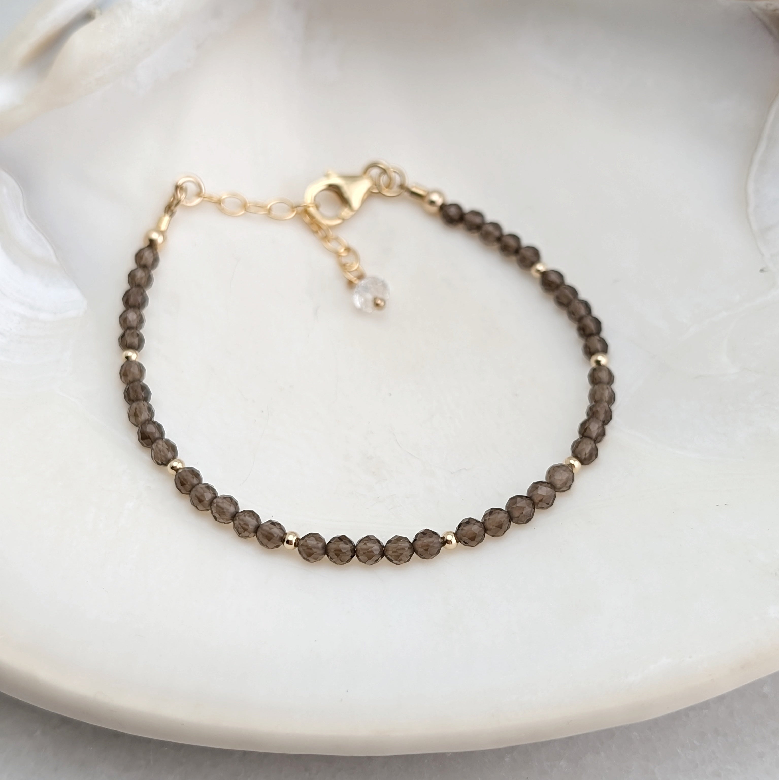Smoky Quartz Protection Luxe Bracelet