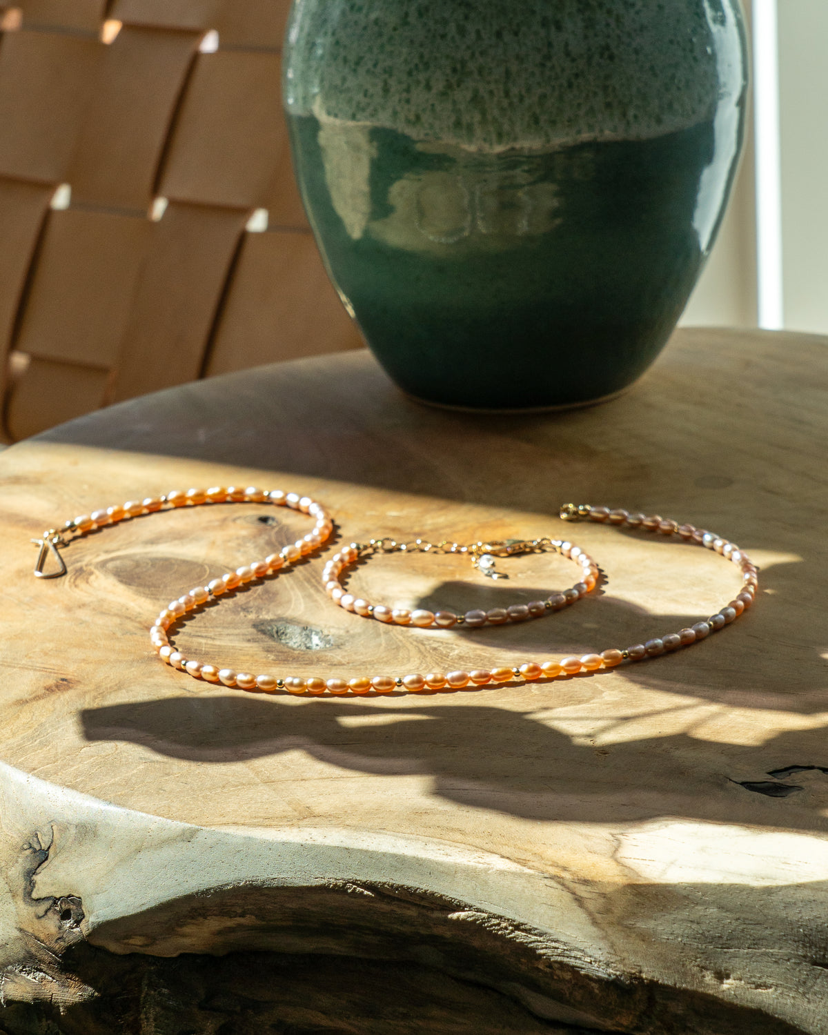 Autumn Ember Freshwater Pearl Bracelet