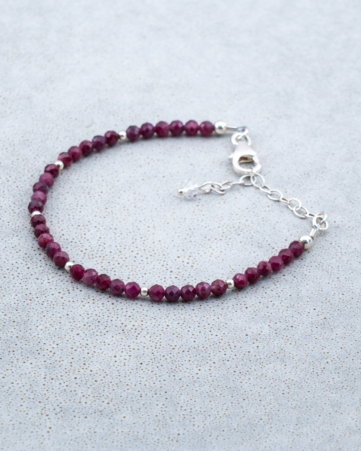 Bordeaux Twilight Rubellite Tourmaline Bracelet