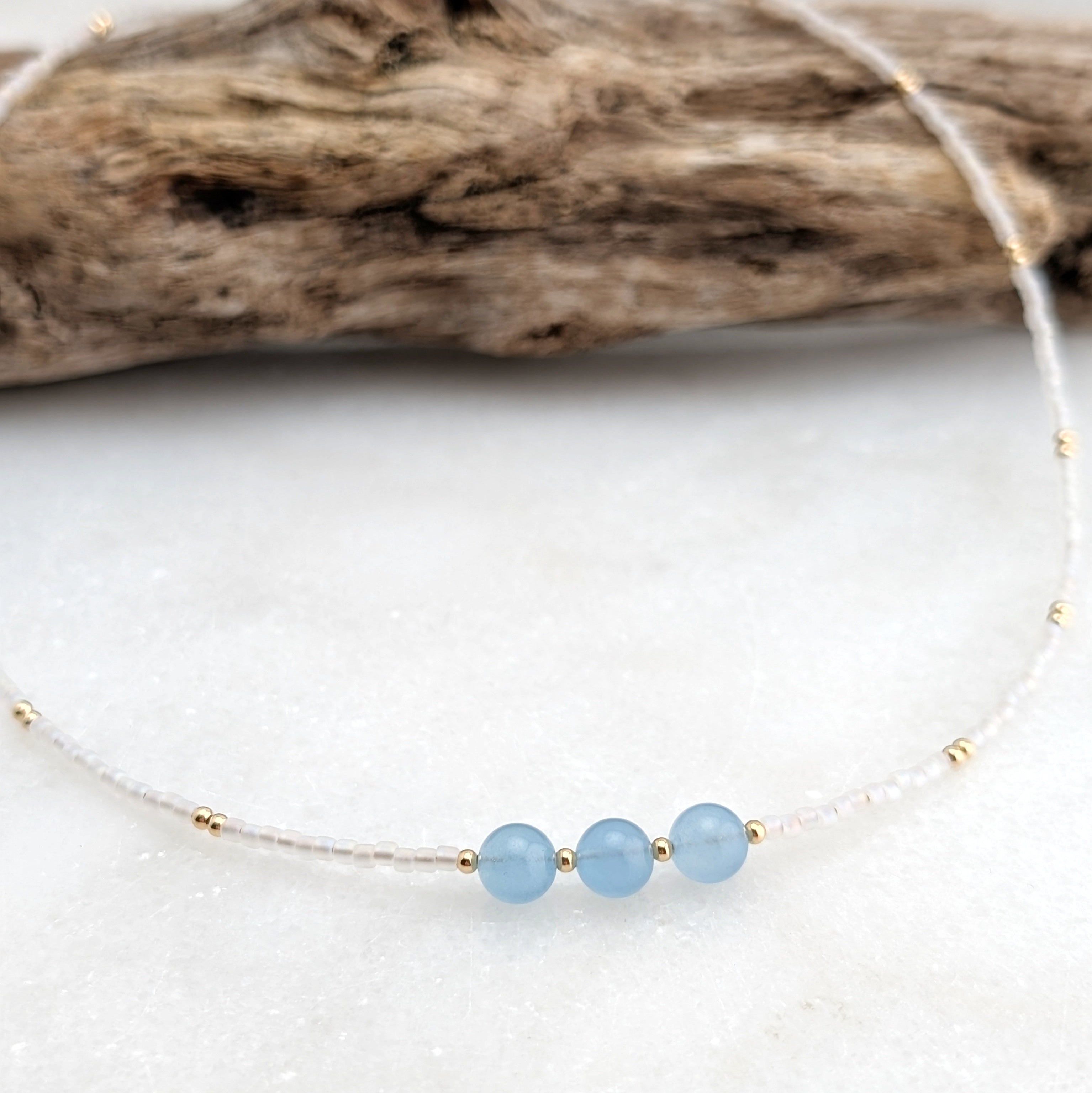 Aquamarine Tranquil Waters Accent Necklace
