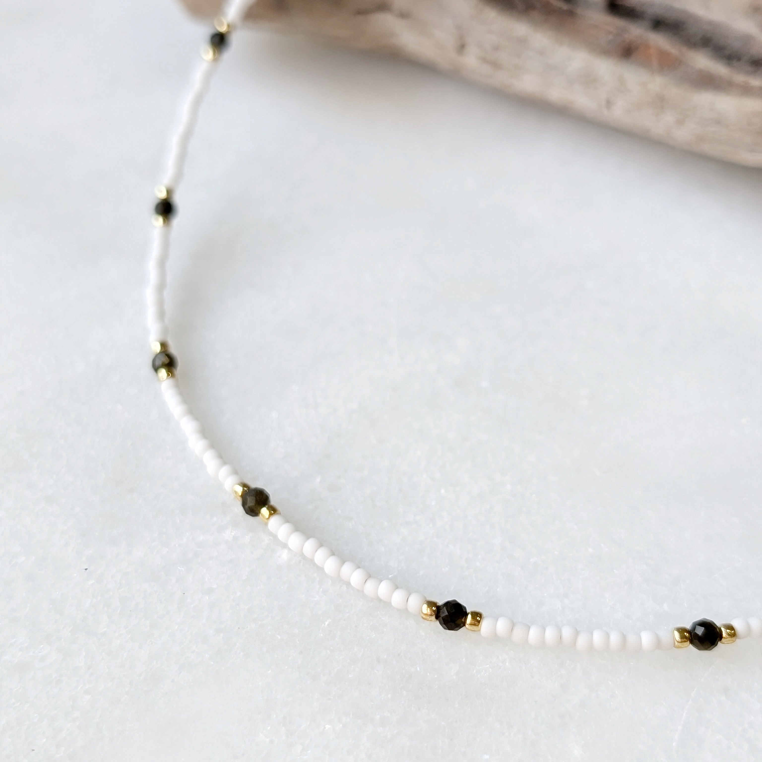 Golden Obsidian Protective Necklace