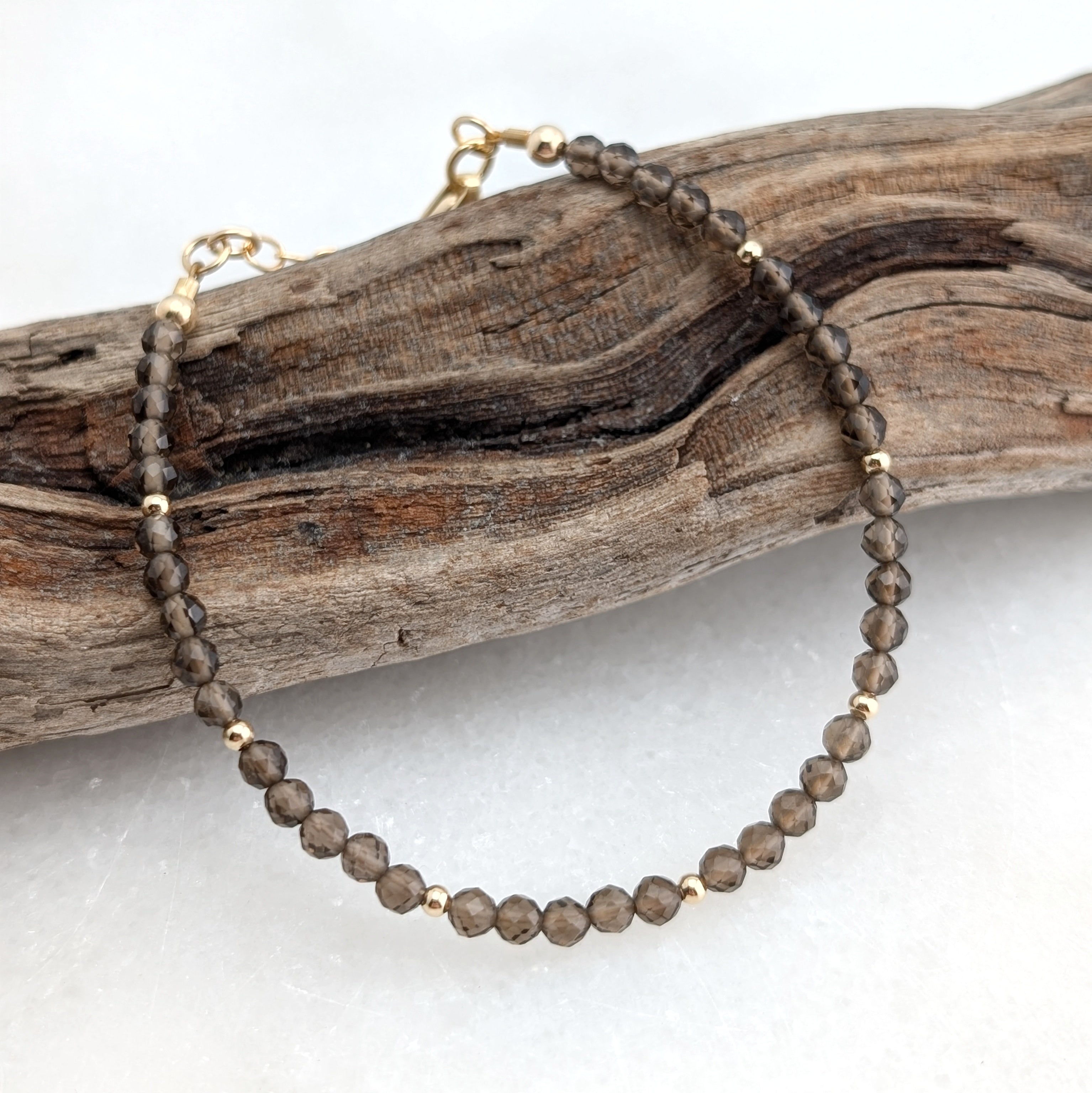 Smoky Quartz Protection Luxe Bracelet
