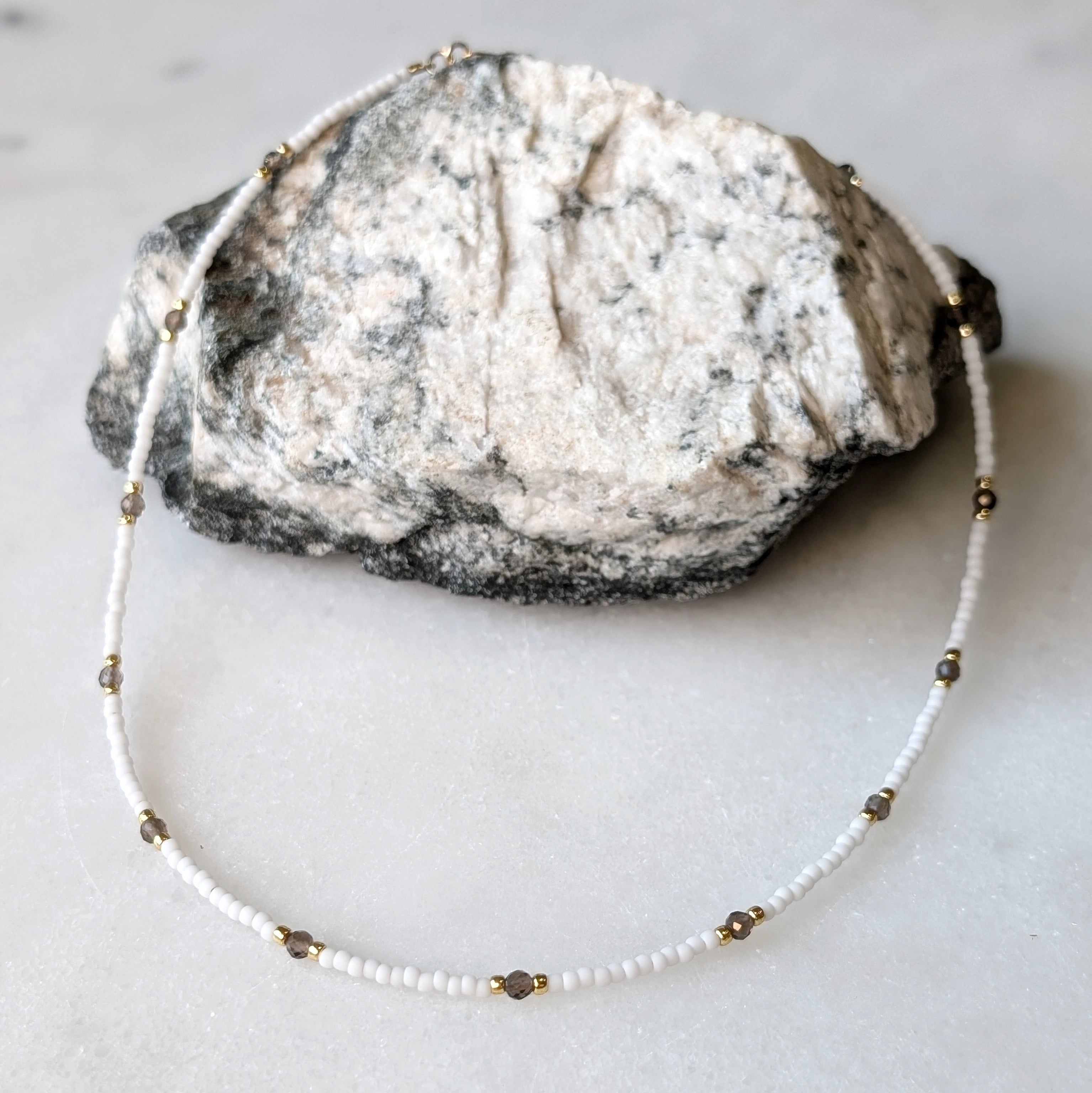 Smoky Quartz Earth Grounding Necklace