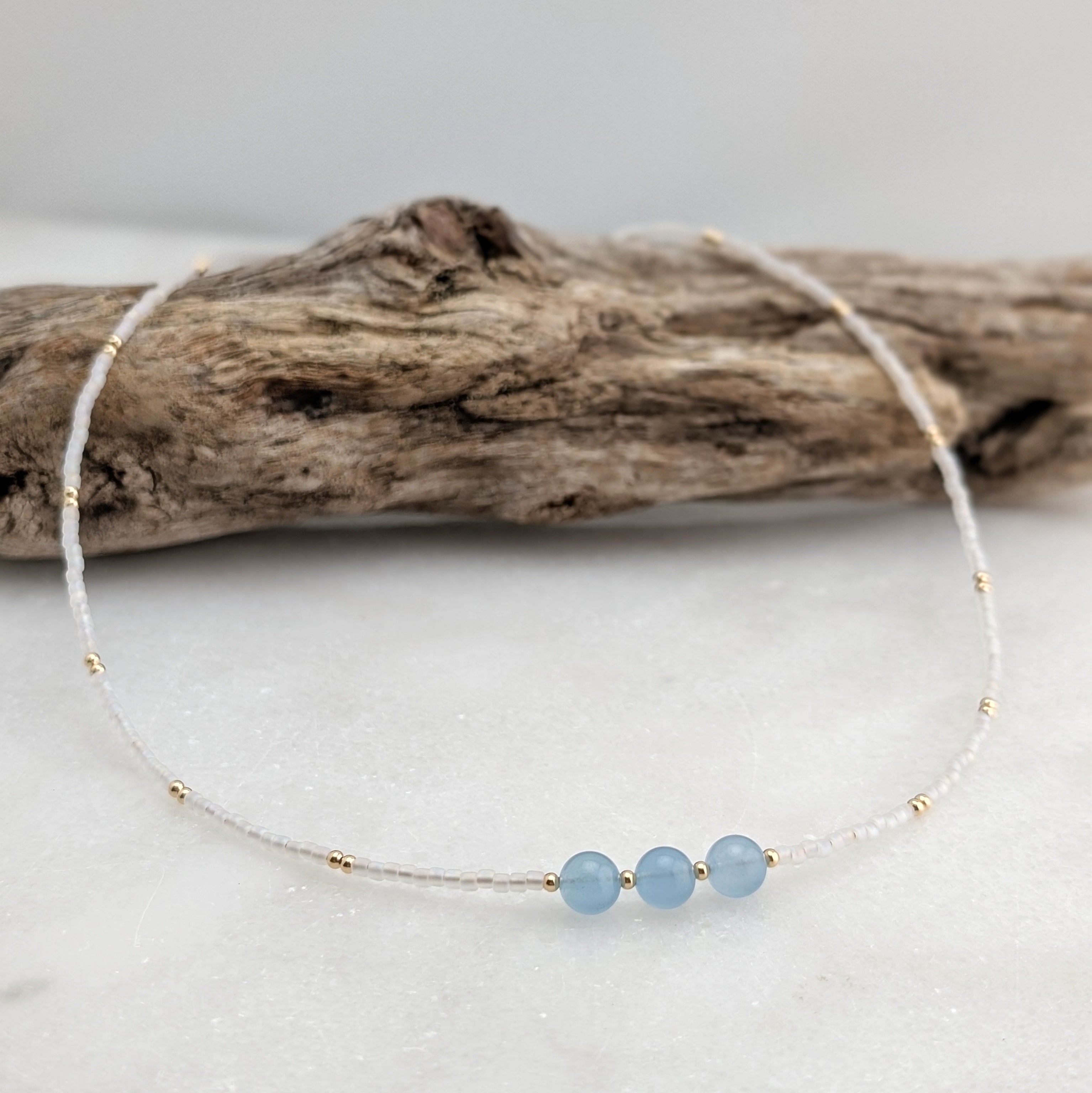 Aquamarine Tranquil Waters Accent Necklace