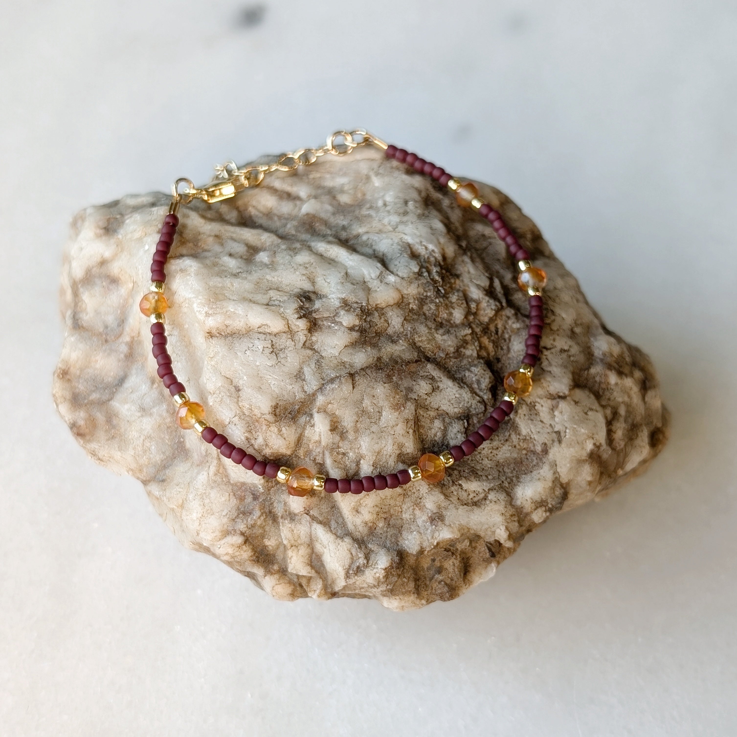 Carnelian Autumn Courage Bracelet