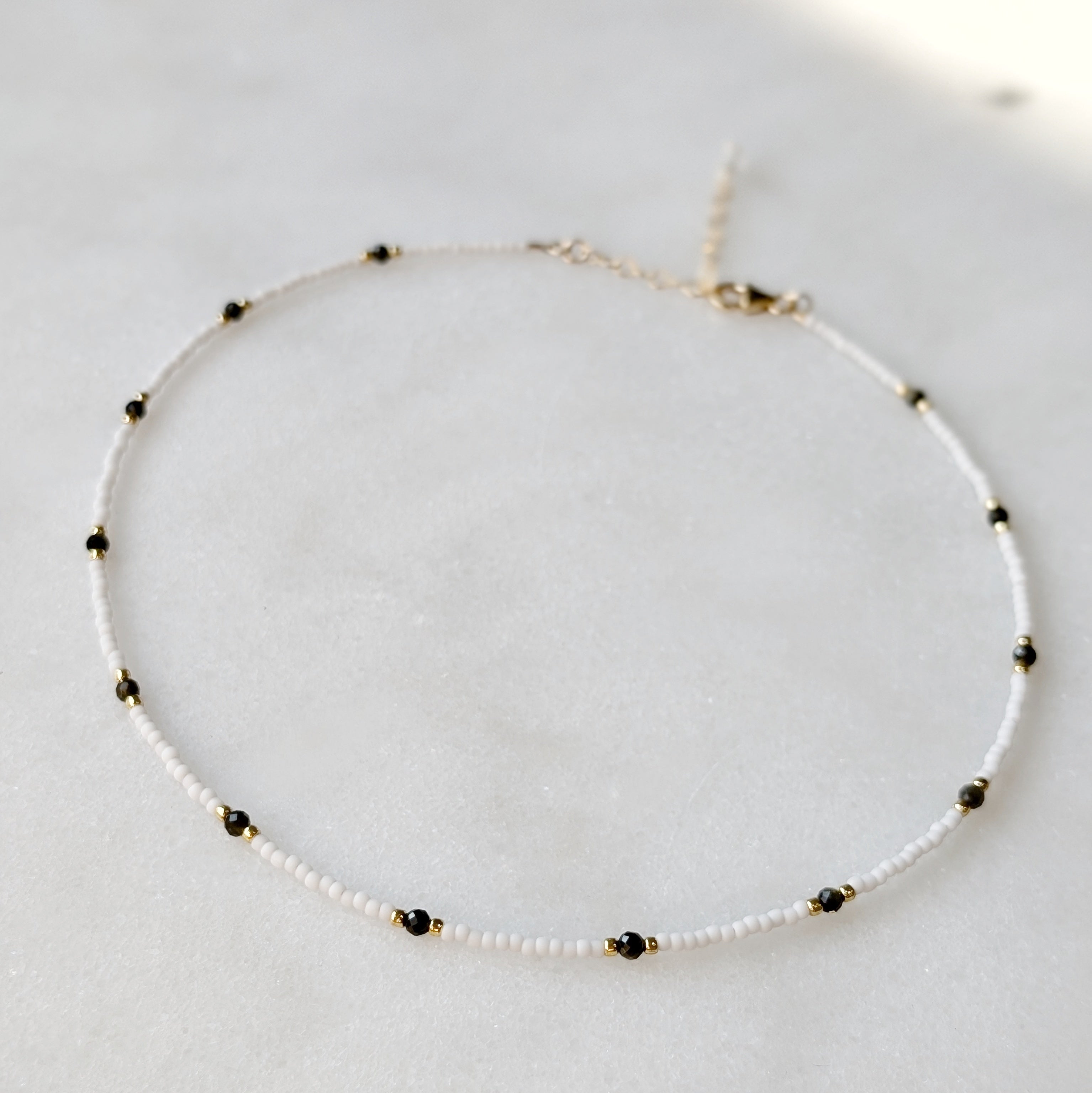 Golden Obsidian Protective Necklace