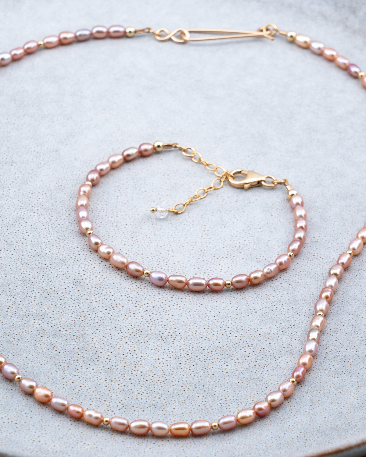 Autumn Ember Freshwater Pearl Bracelet