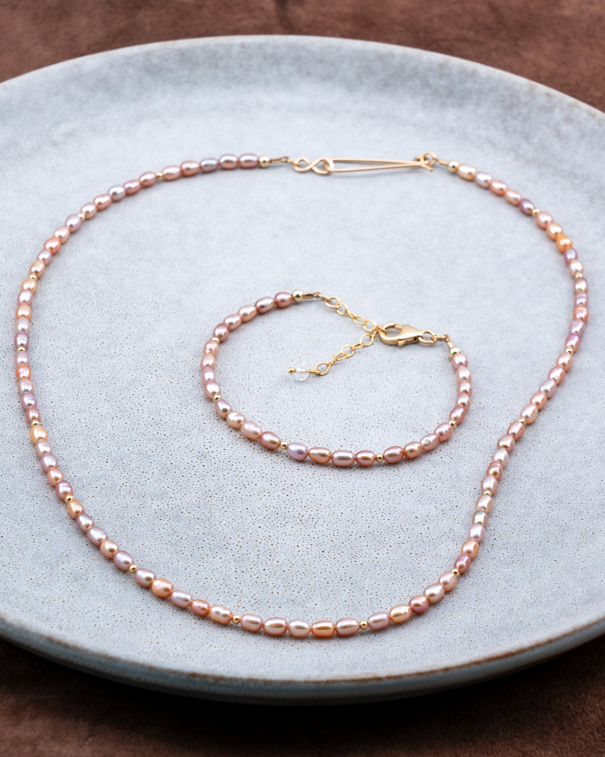 Autumn Ember Freshwater Pearl Necklace