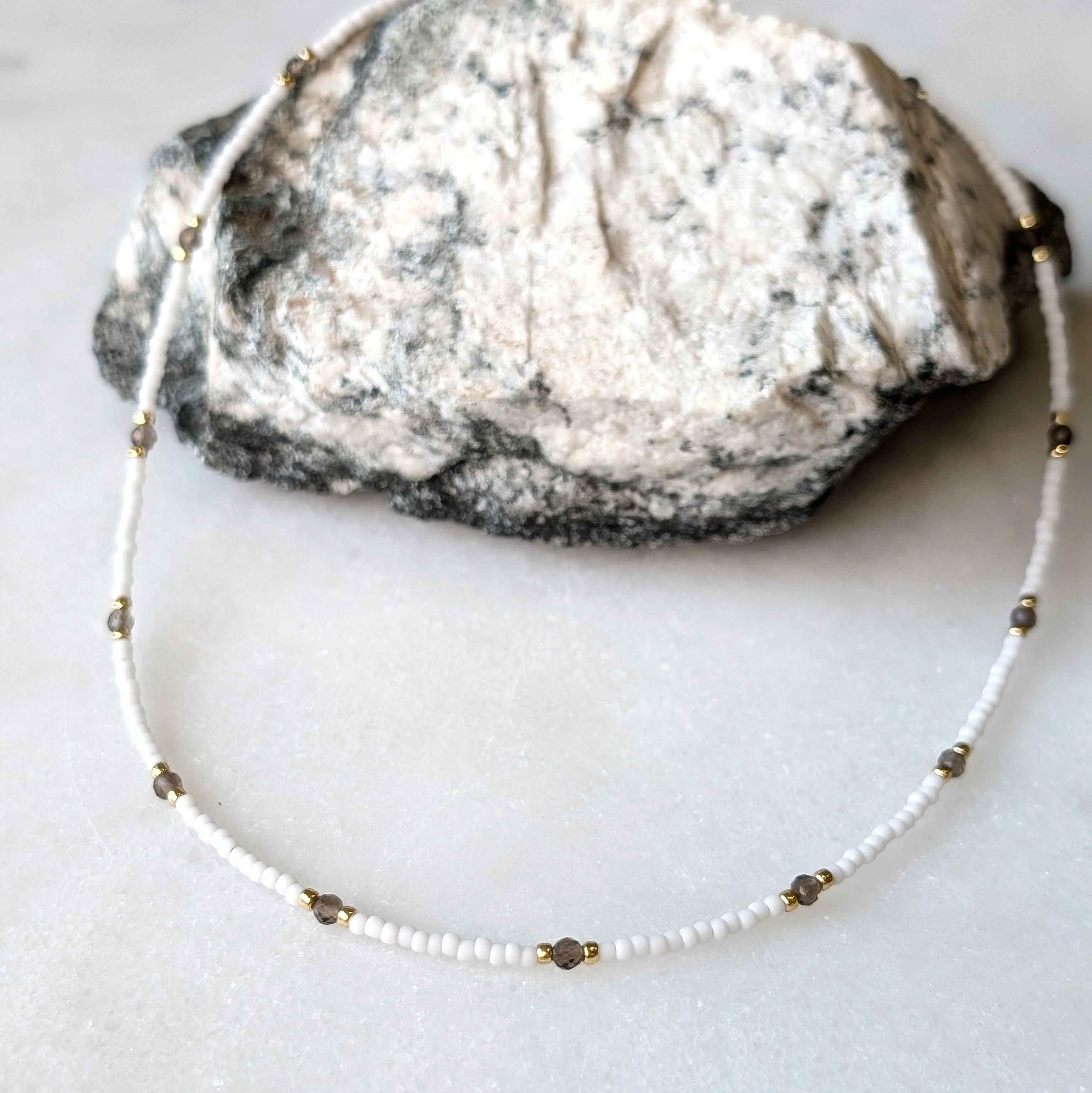 Smoky Quartz Earth Grounding Necklace