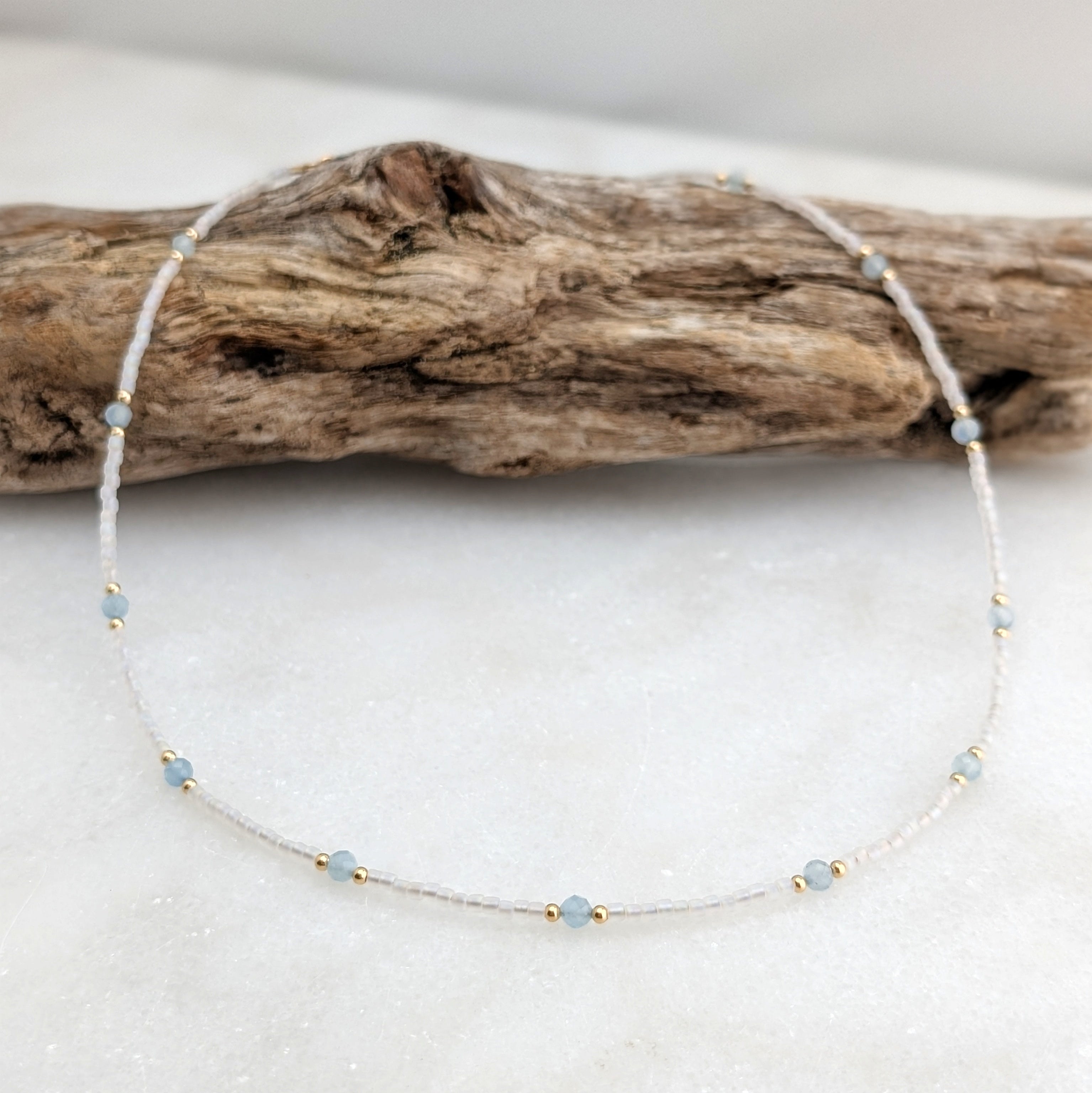 Aquamarine Tranquil Waters Necklace