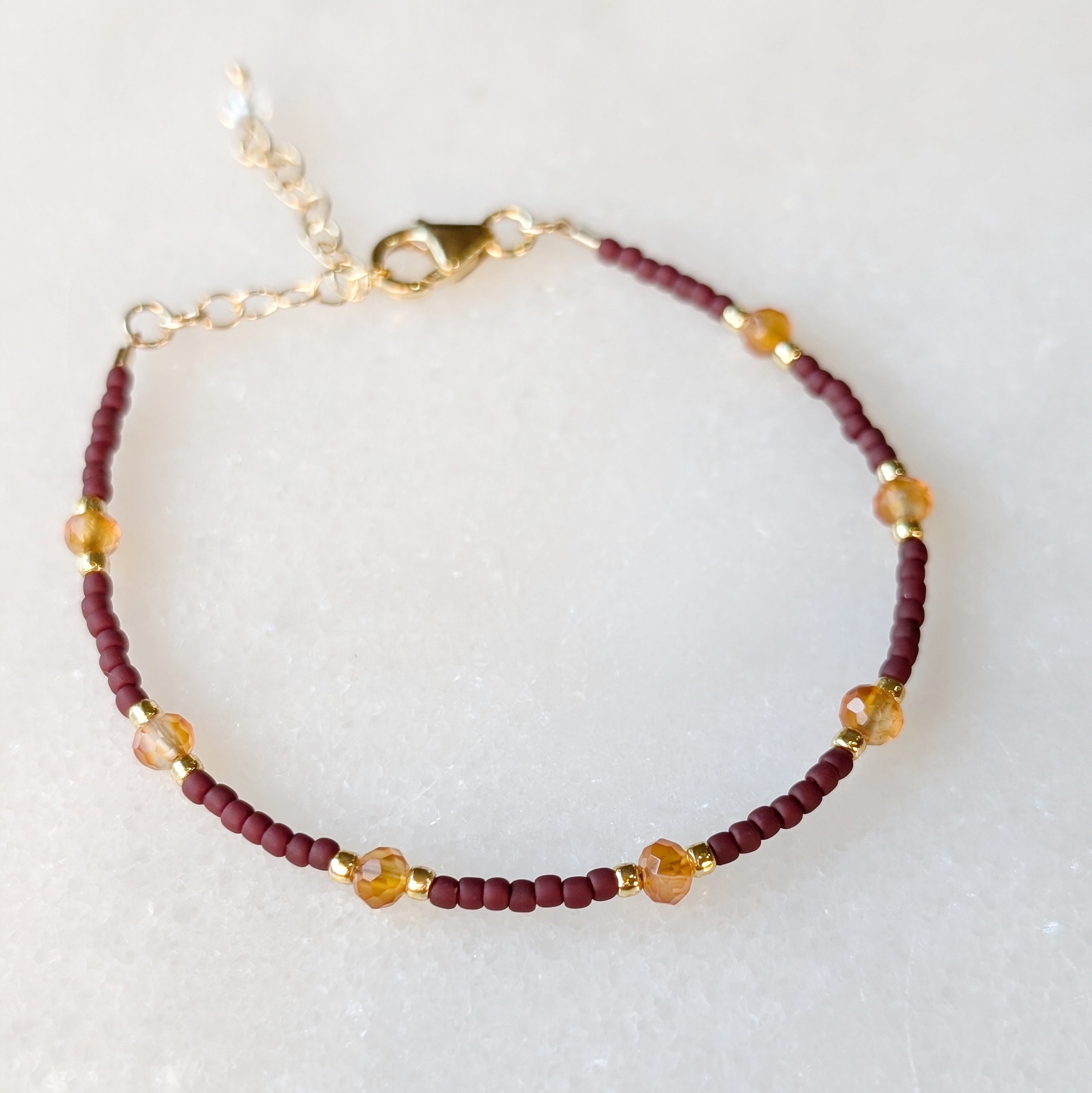 Carnelian Autumn Courage Bracelet