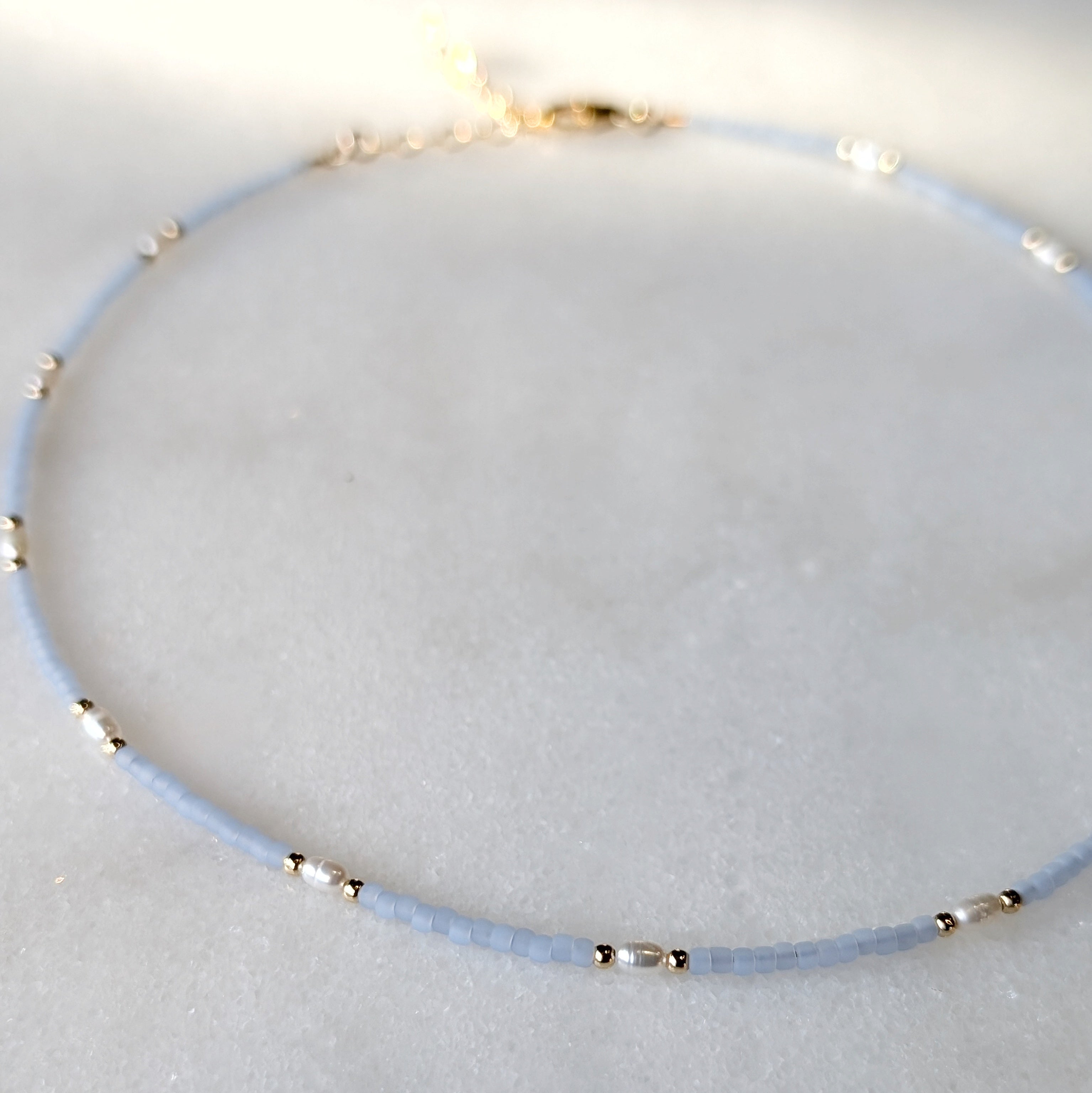 Freshwater Pearl Saltwater Surf Necklace