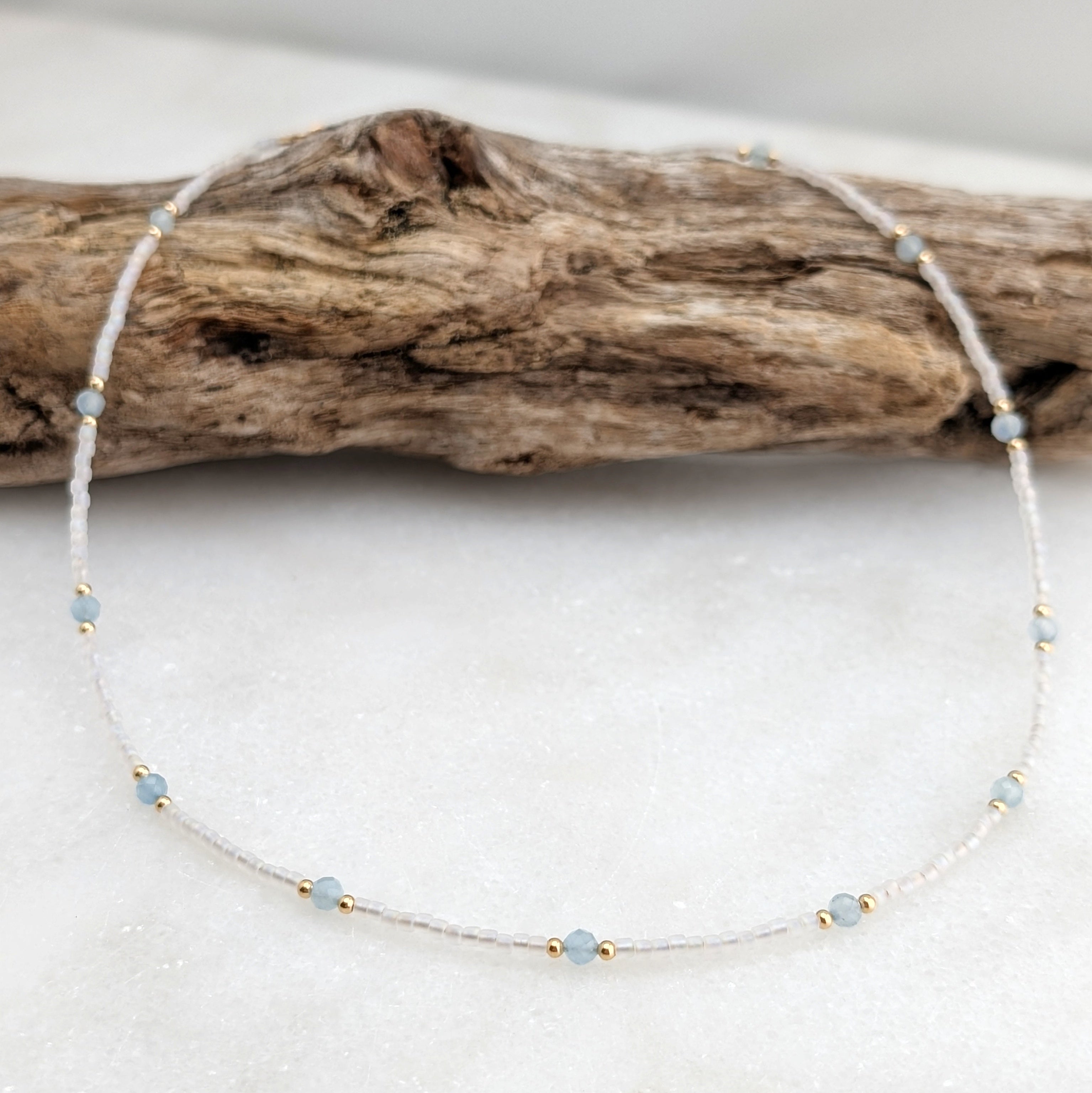 Aquamarine Tranquil Waters Necklace