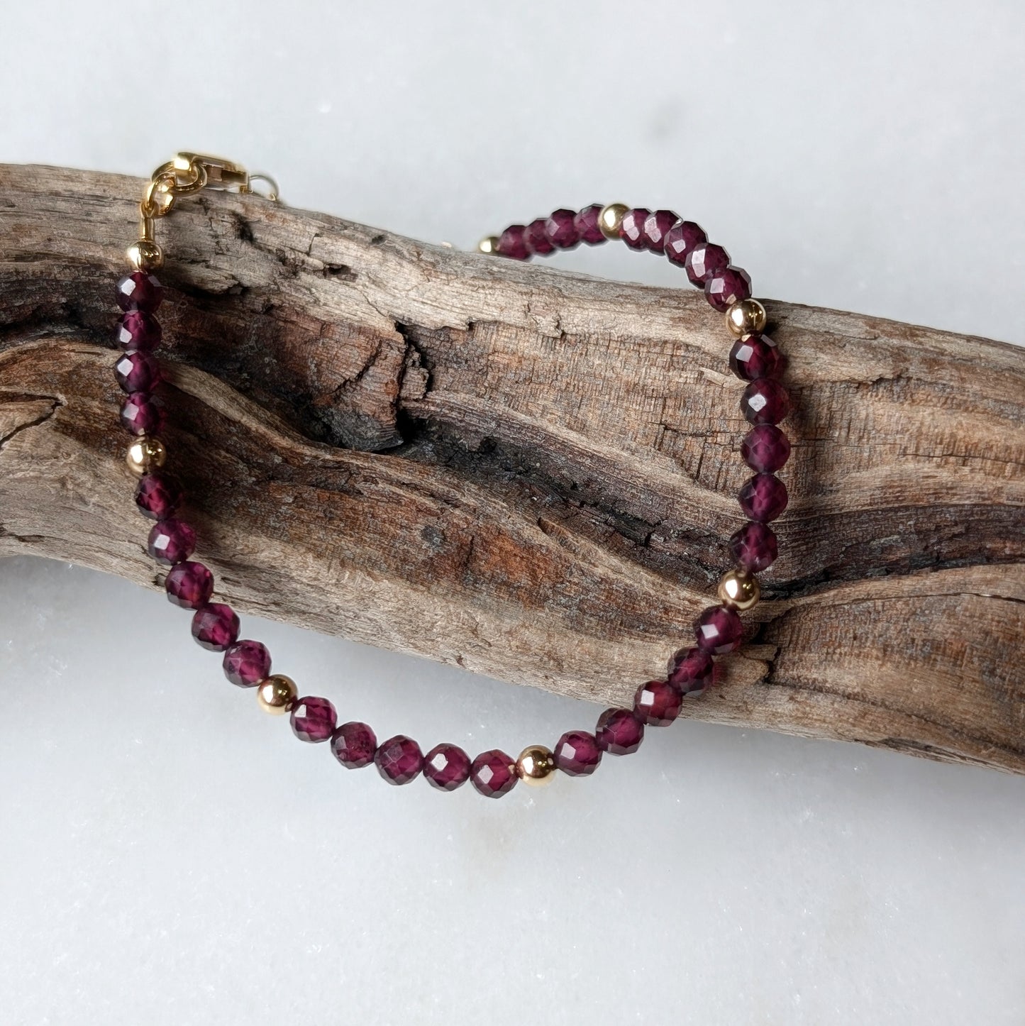 Garnet Luxe Bracelet