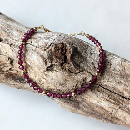 Garnet Luxe Bracelet