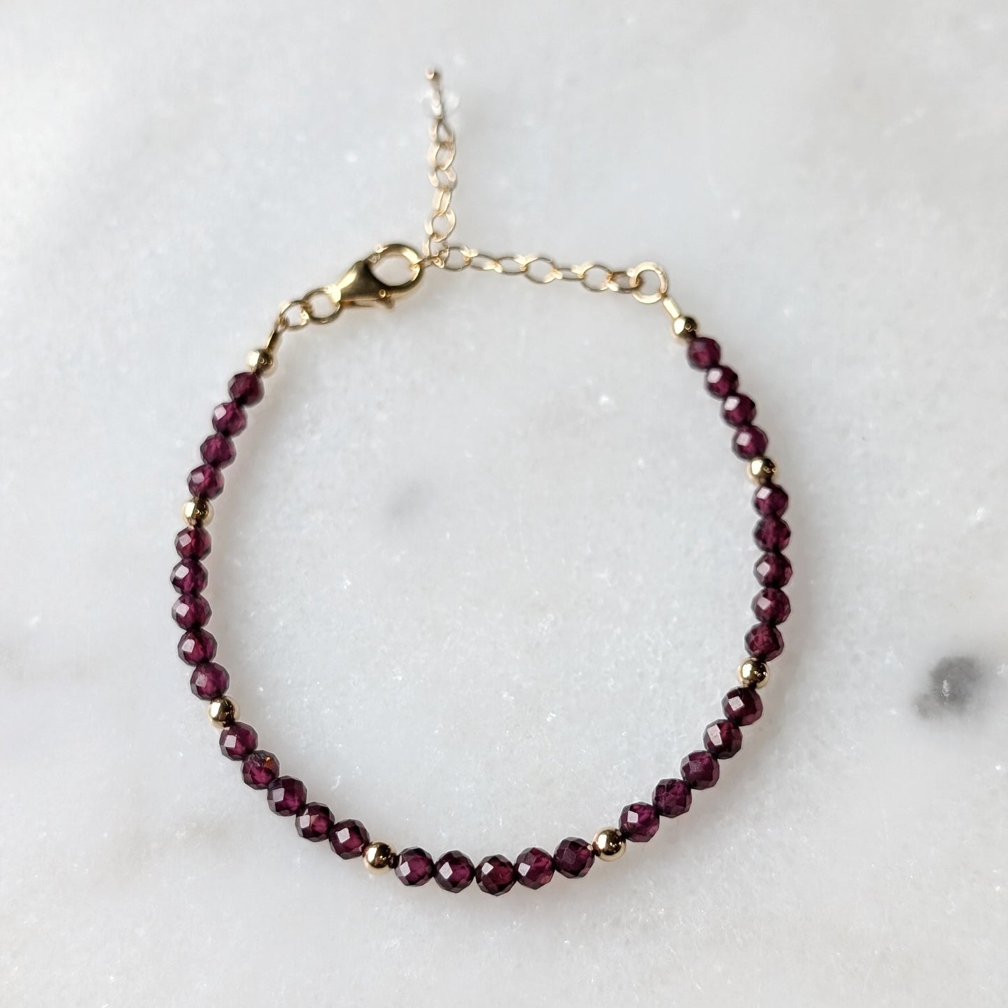 Garnet Luxe Bracelet