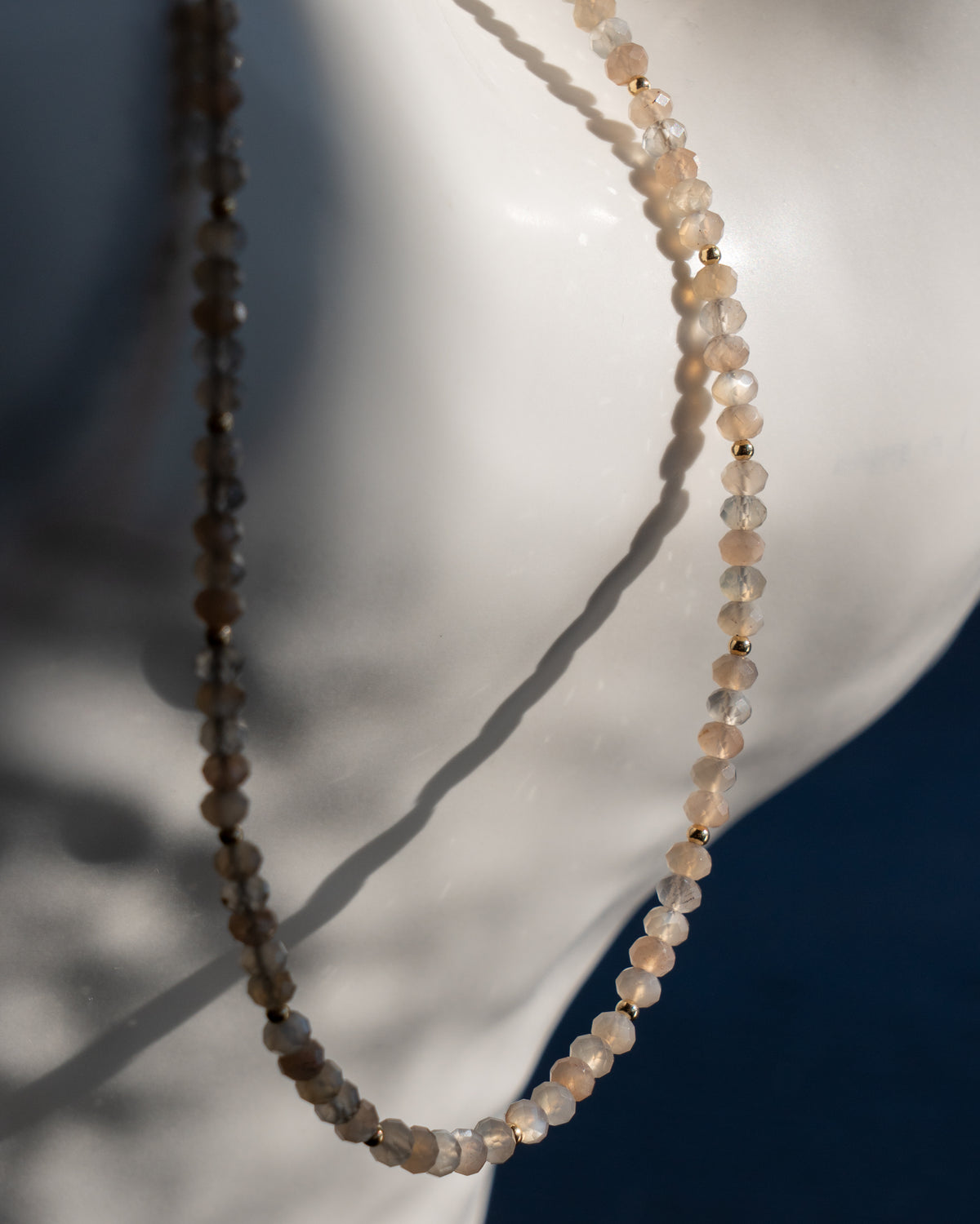 Champagne Frost Moonstone Necklace