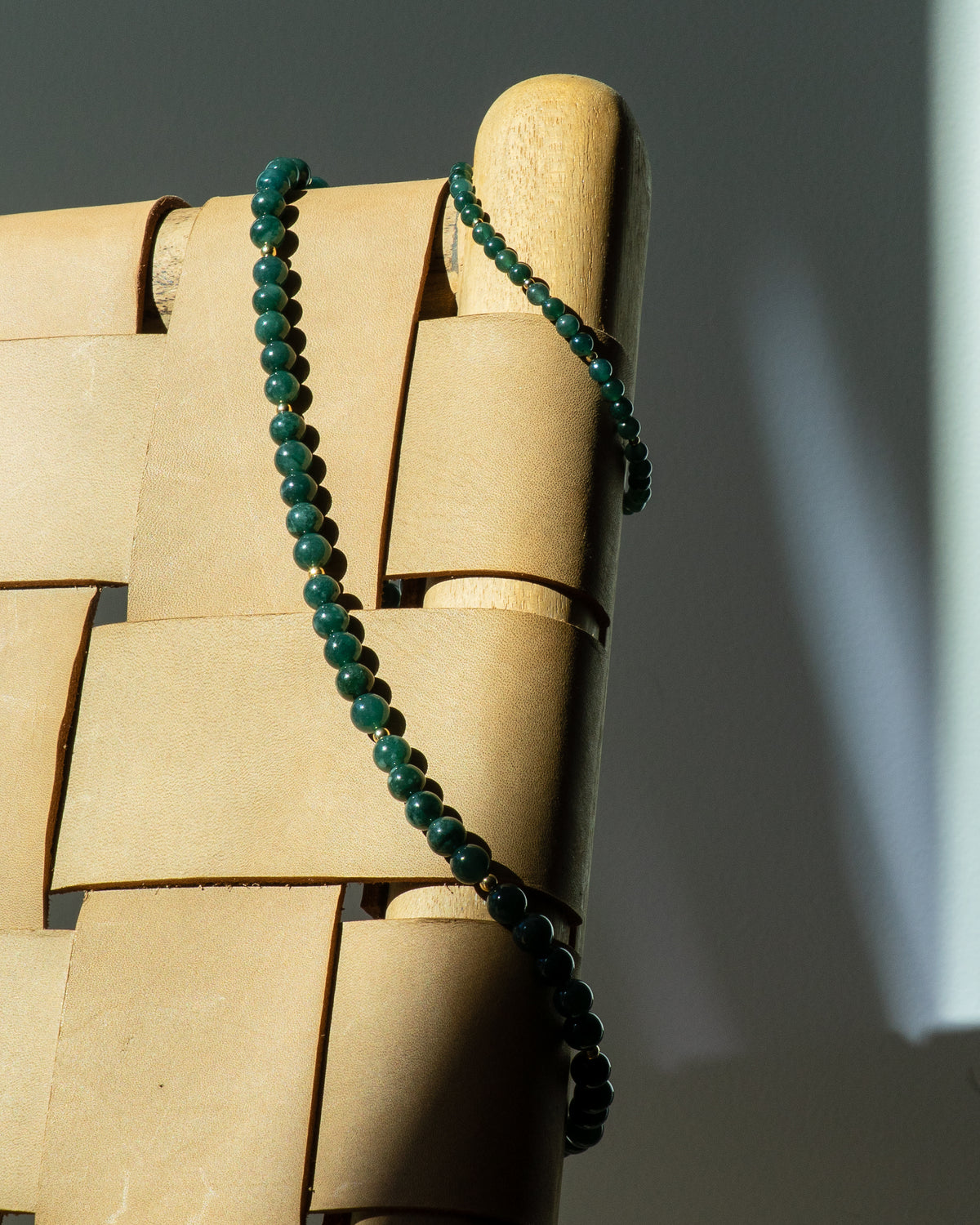 Verde Oscuro Guatemalan Jade Necklace