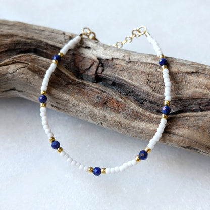 Lapis Santorini Bracelet