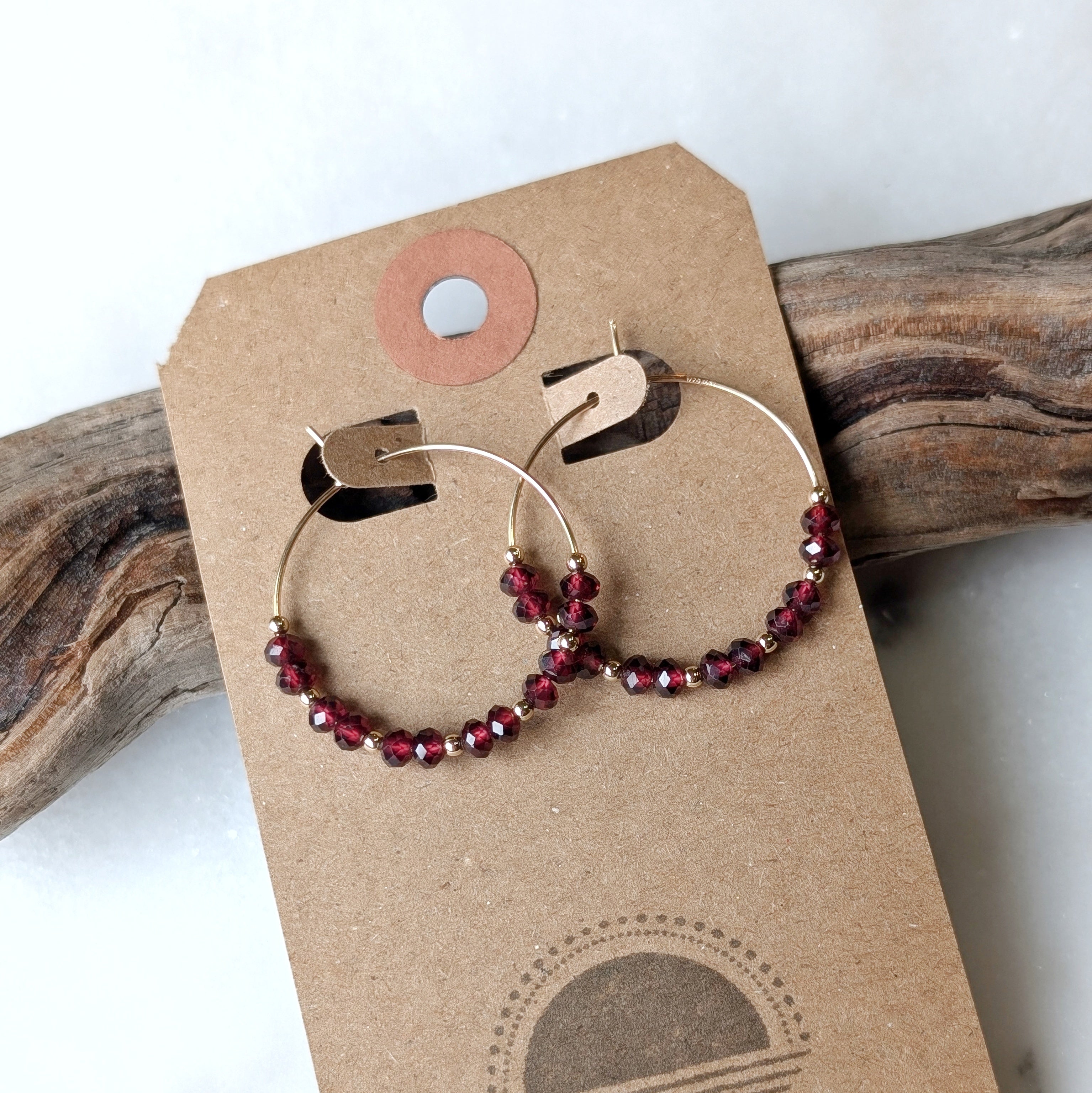 Garnet Hoops